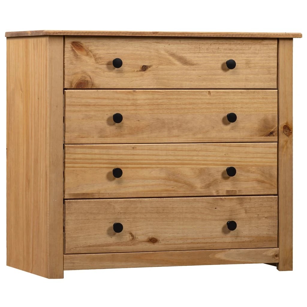 1 Vidaxl Side Cabinet Drawer Cabinet - Brown, 1 of 8