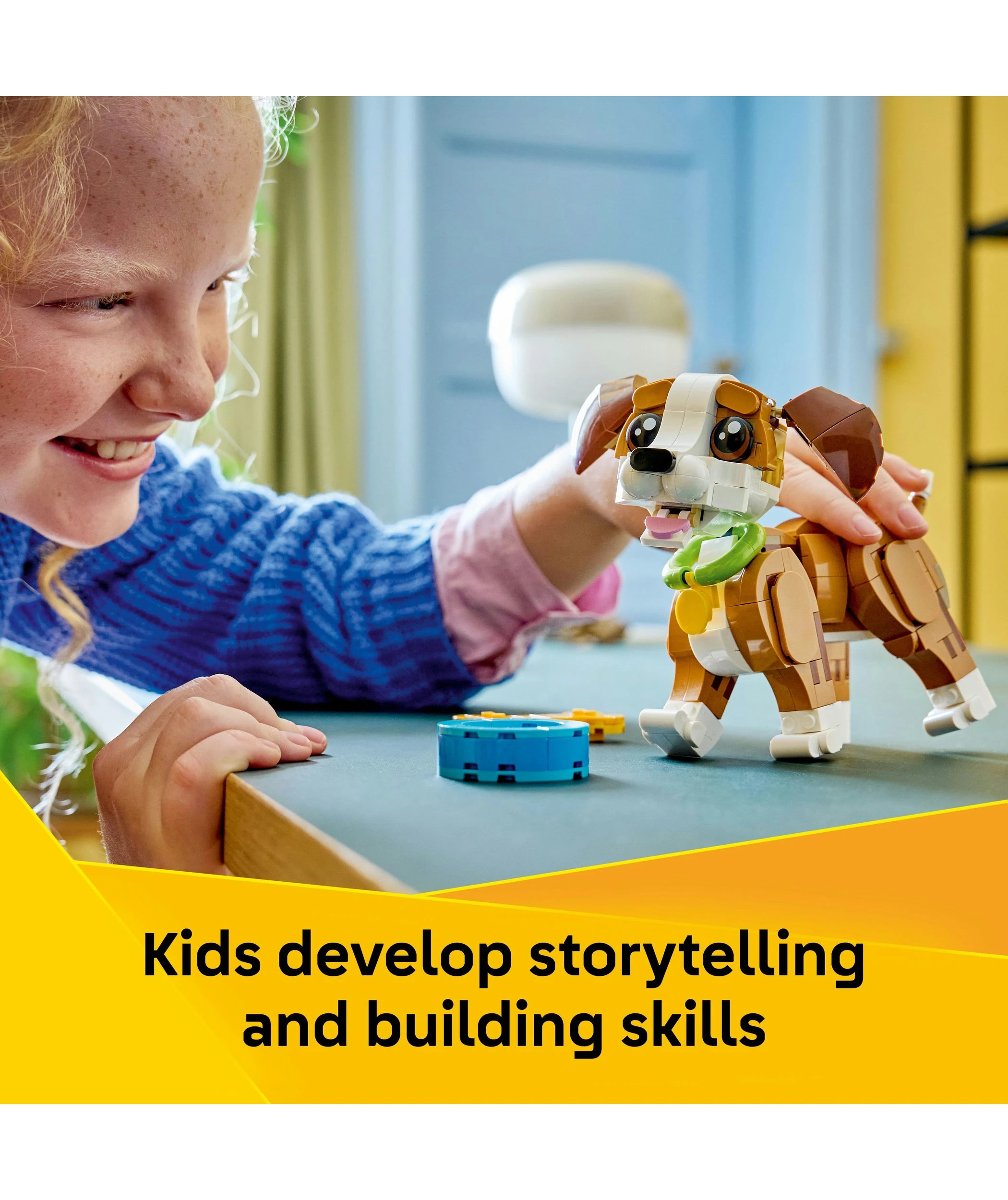 5 LEGO Creator 3 in 1 Cute Animals: Playful Puppy Dog 31382, 5 of 10