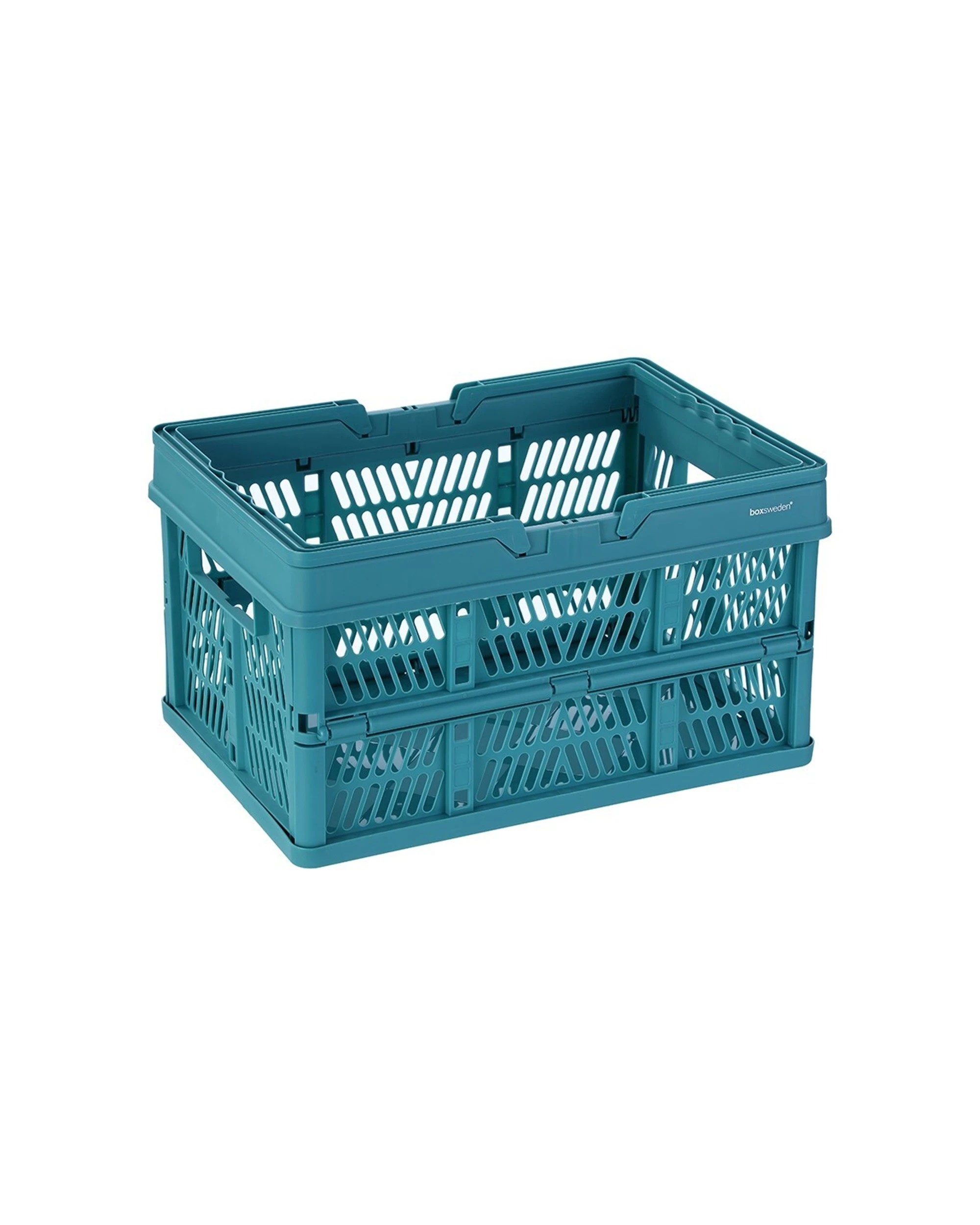 5 Boxsweden 44cm Folding Storage Carry Basket 26.5l Capacity - Bpa Material For Home Organisation - Assorted, 5 of 6