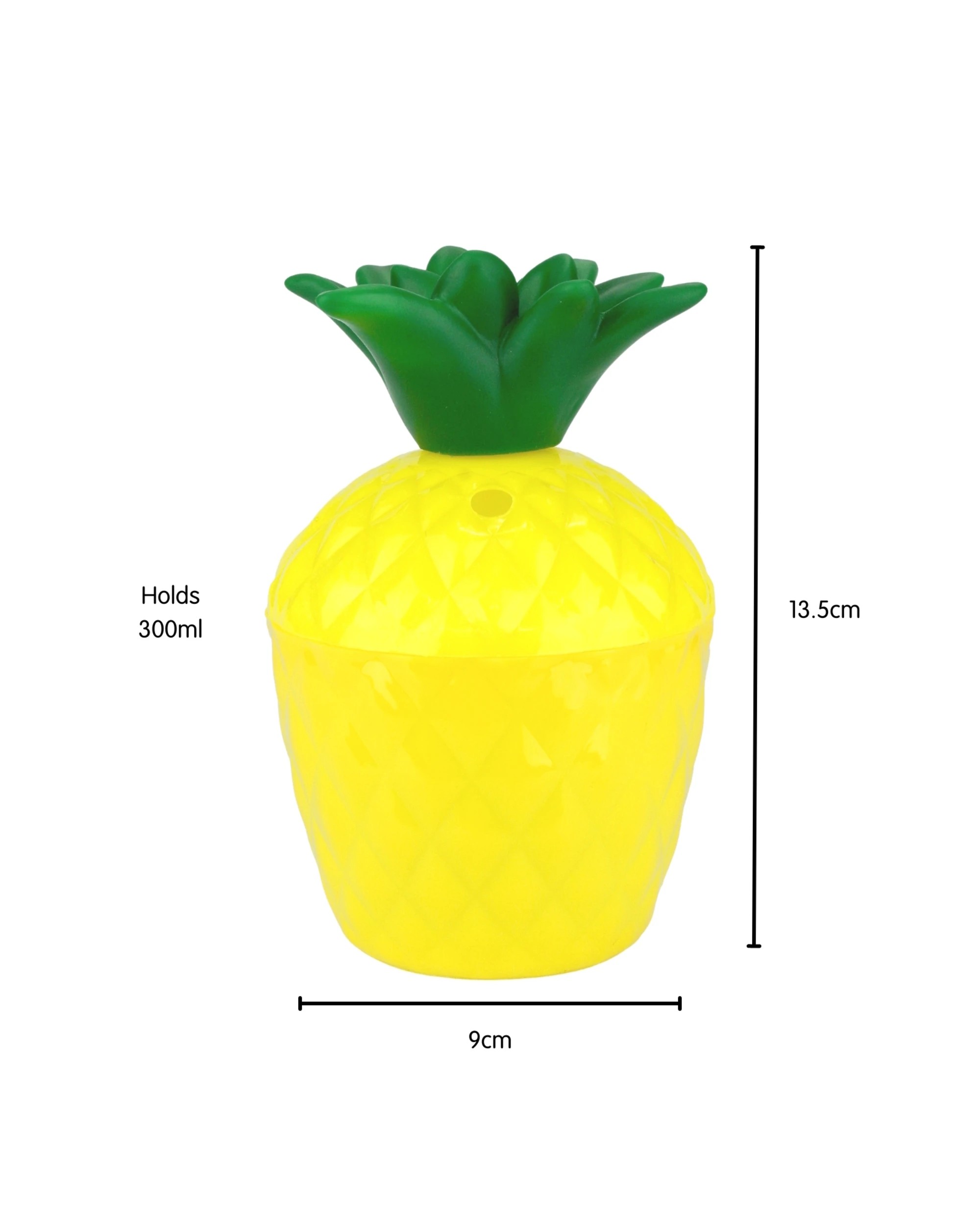 2 Plastic Tropical Pineapple Cup, 2 of 2