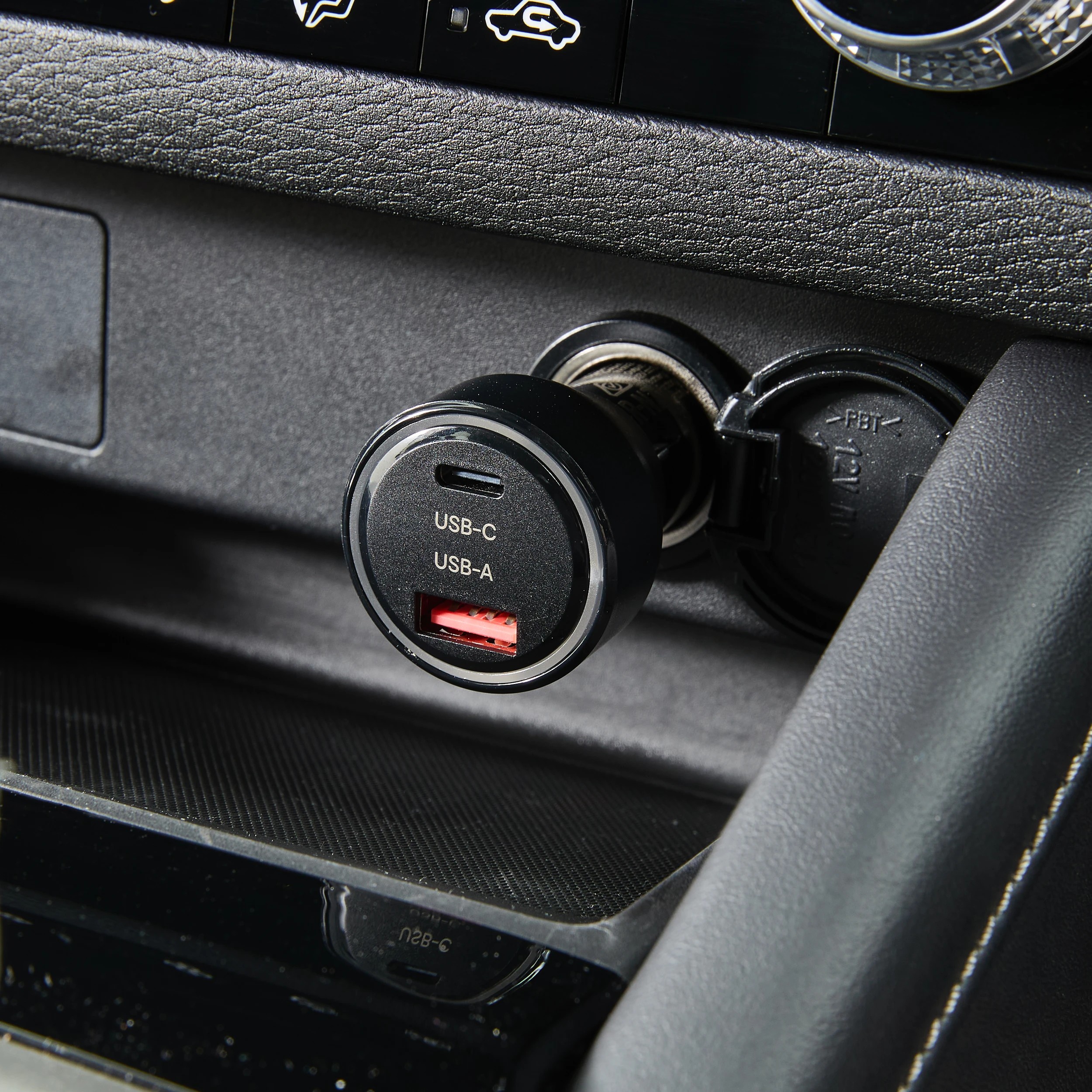 1 2-In-1 Car Charge Tracker, 1 of 4