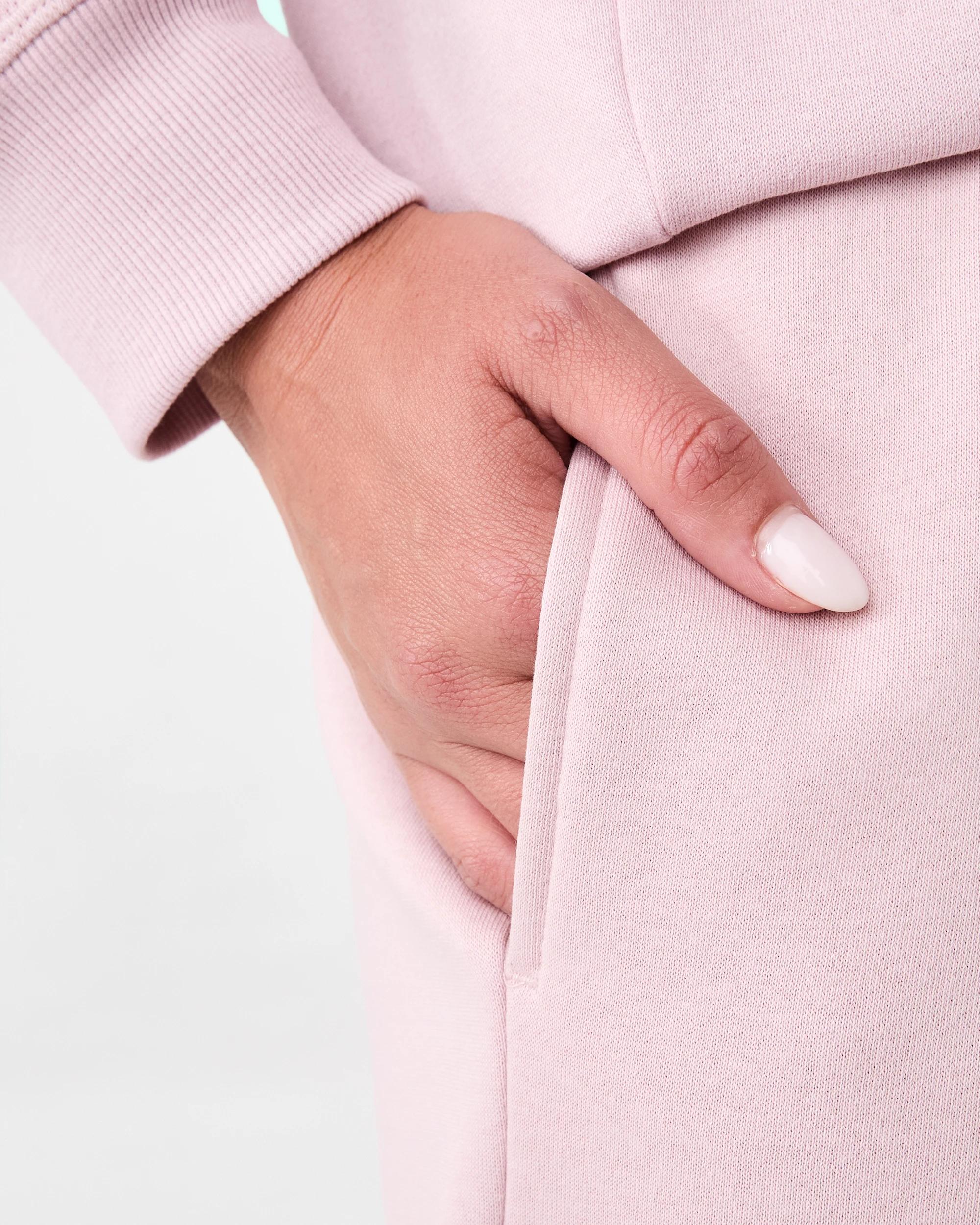 5 Active Womens Fleece Shorts Sol B Pink, 5 of 7