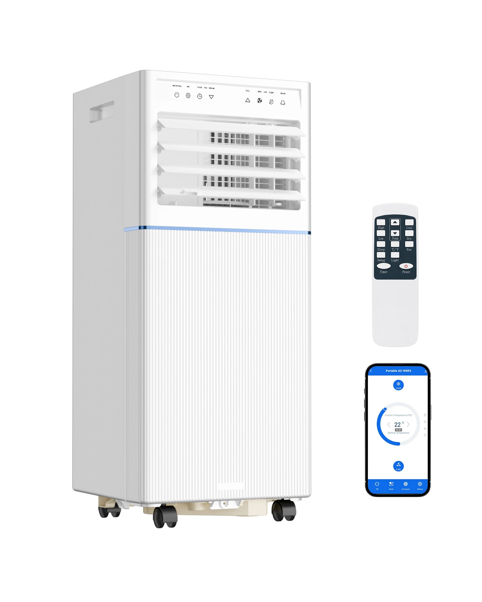 1 Advwin 12000btu Portable Air Conditioner with APP Control, 1 of 6