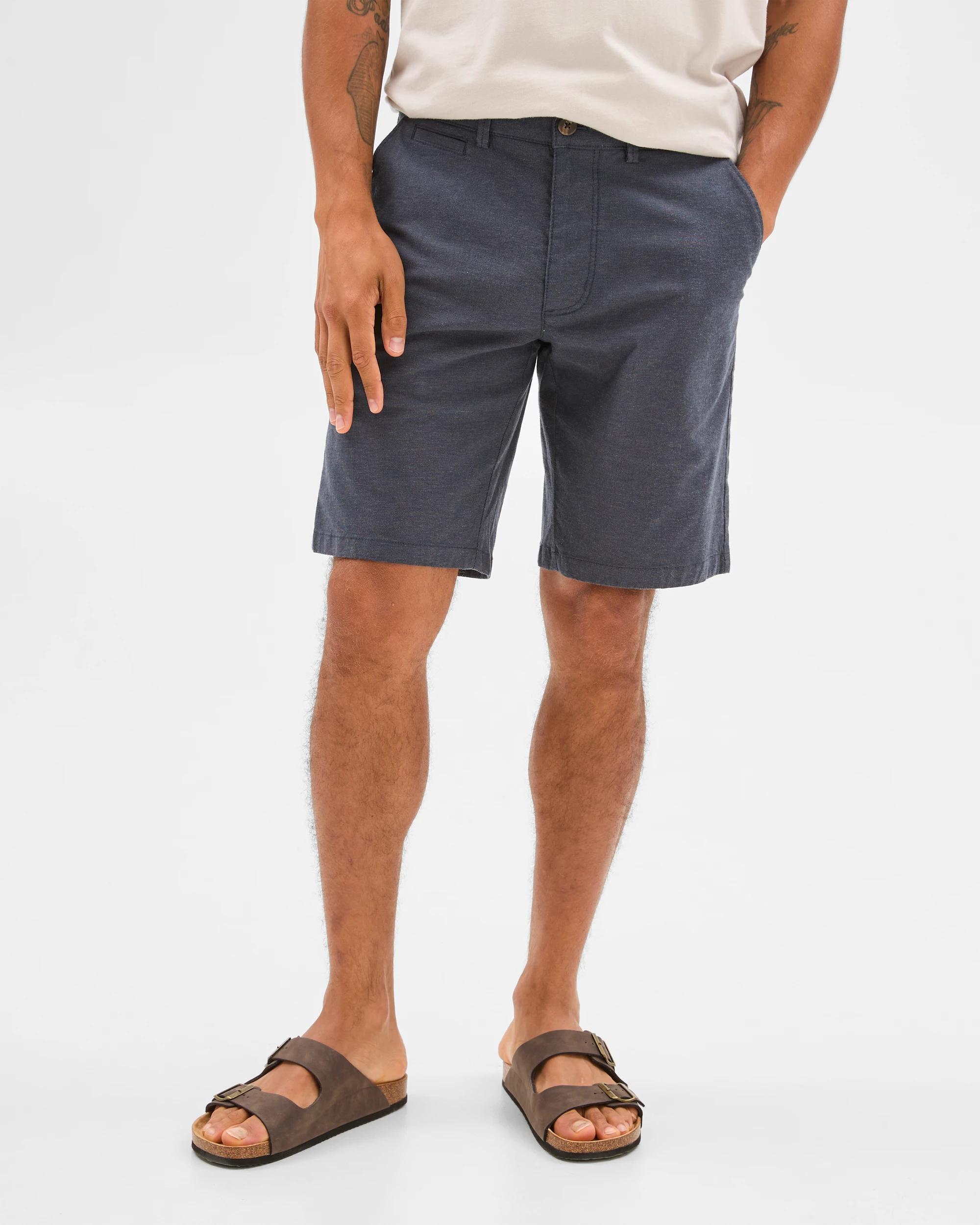 3 Target Man Australian Cotton Chino Shorts NAVY, 3 of 6
