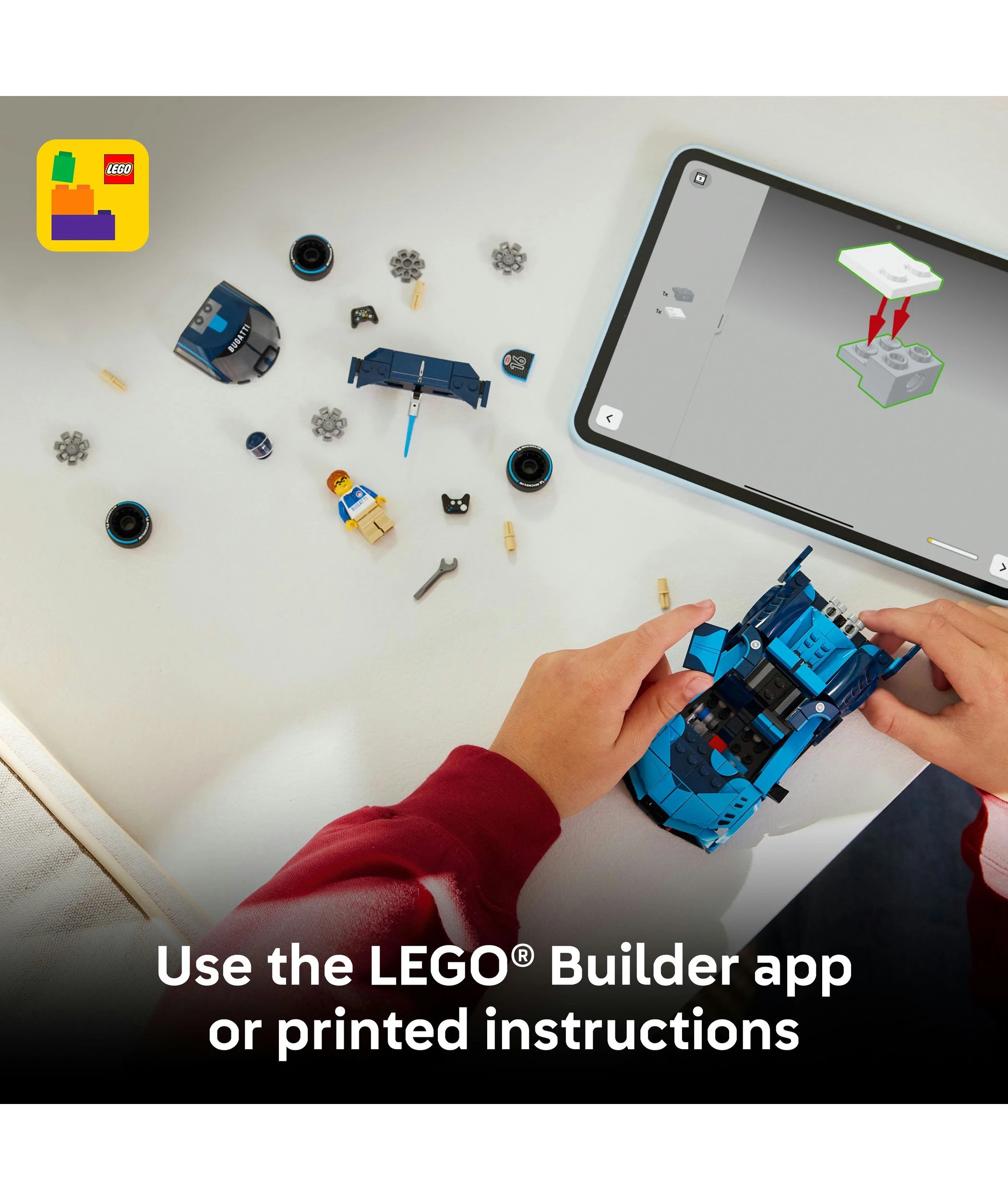 7 LEGO Speed Champions Bugatti Vision GT Hyper Sports Car 77253, 7 of 10