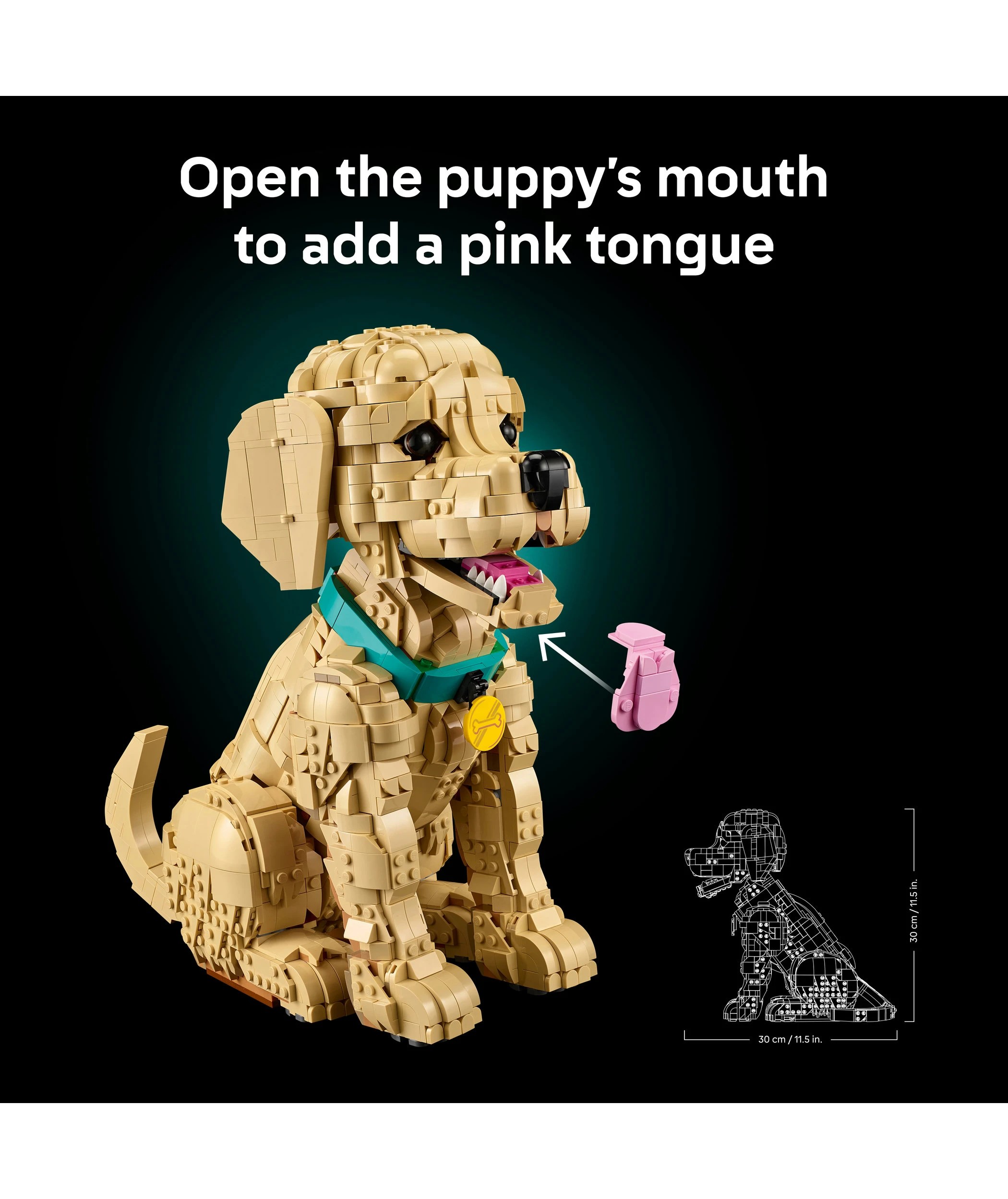 6 LEGO Icons Golden Retriever Puppy 11384, 6 of 10