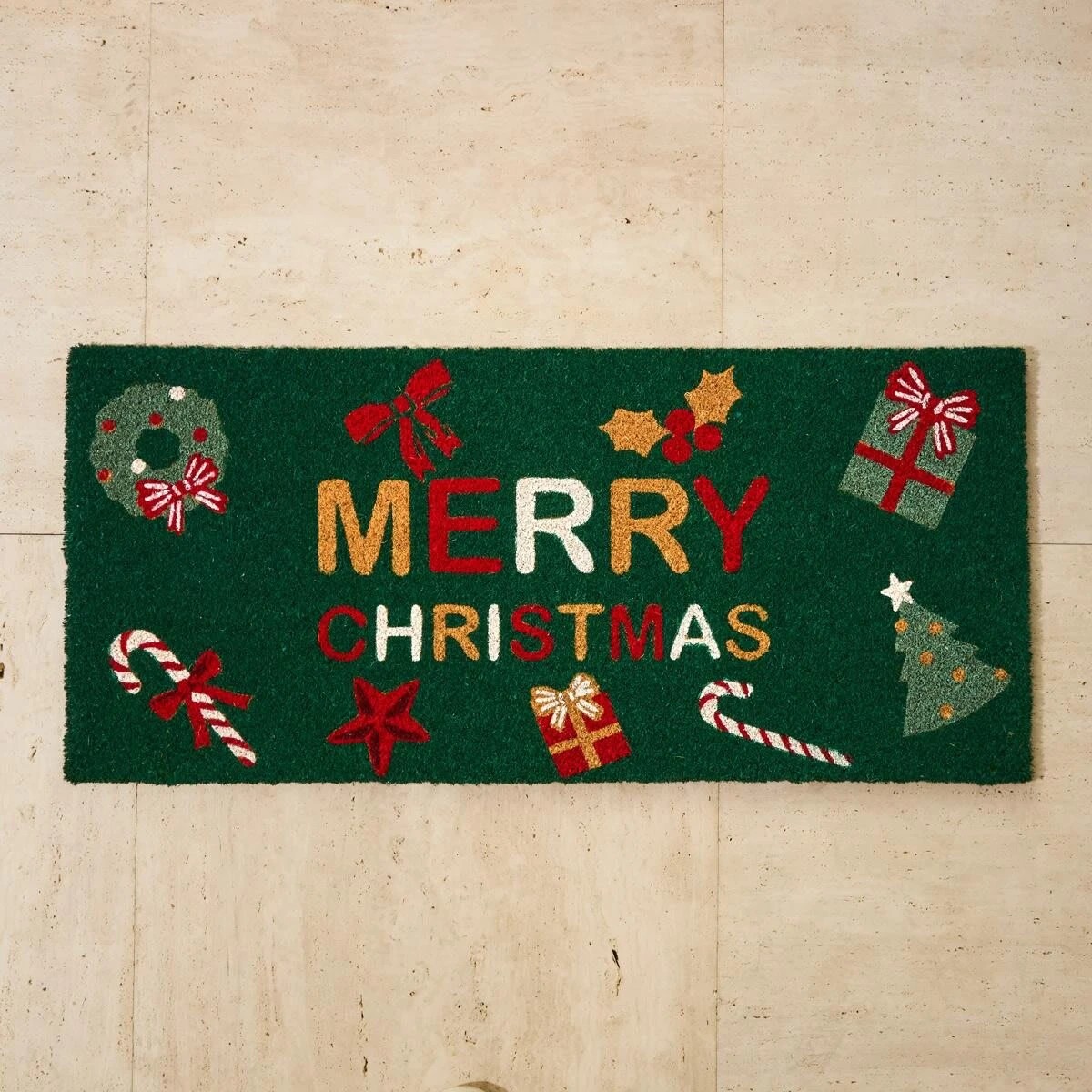 2 Merry Christmas Door Mat, 2 of 5