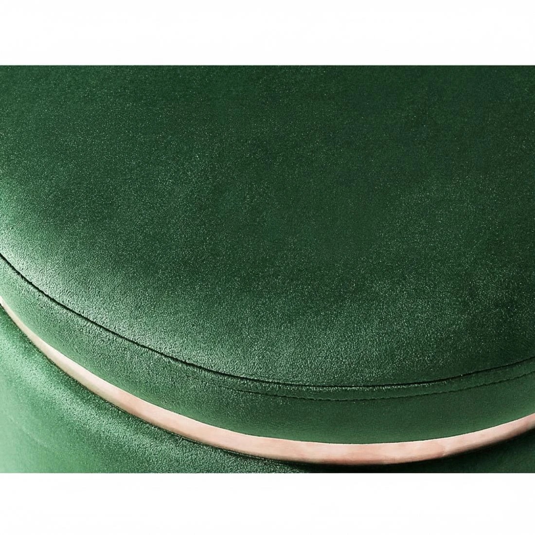 5 Artiss Ottoman Foot Stool Round Velvet Green - Green, 5 of 5