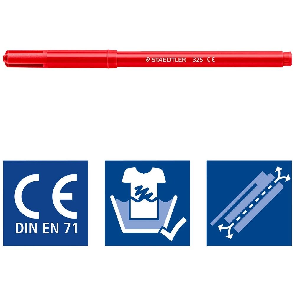 6 Staedtler Noris Fibre Tip Pens 24 Pack, 6 of 6