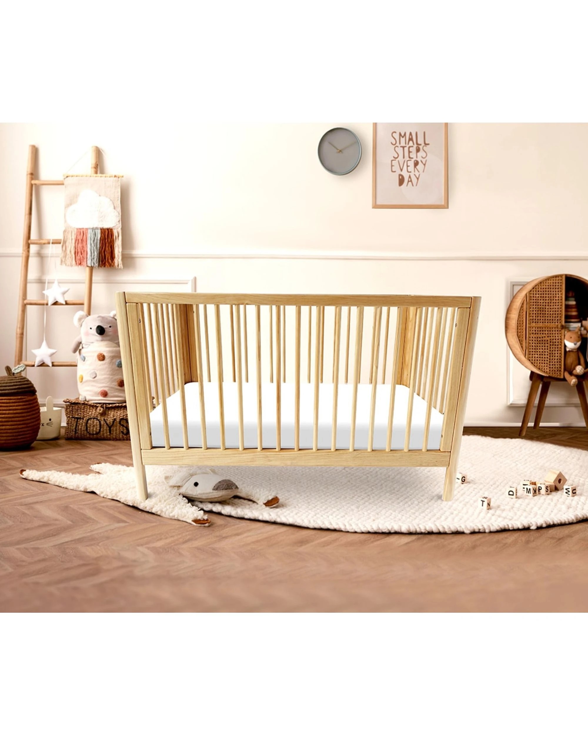 5 Babyhood Dune Cot - Natural, 5 of 5