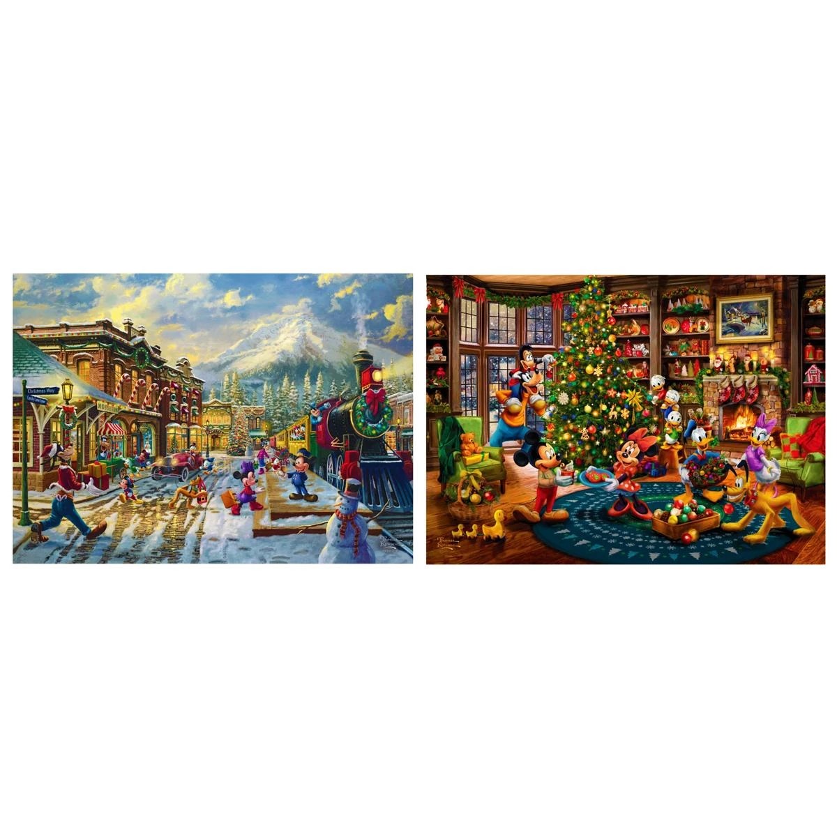 2 1000 Piece Arrow Gold Edition Disney Dreams Collection Mickey and Minnie Puzzle - Assorted, 2 of 3