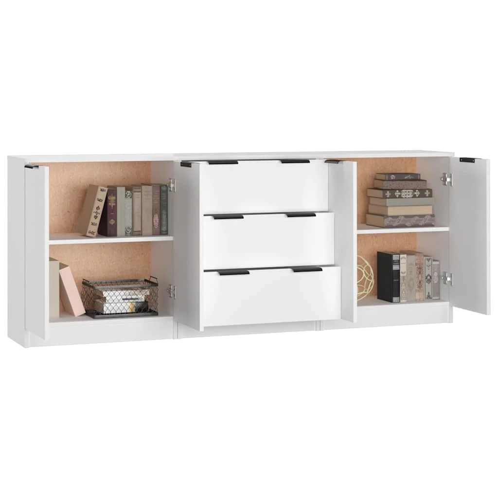 5 vidaXL Sideboard Ample Storage - White, 5 of 9