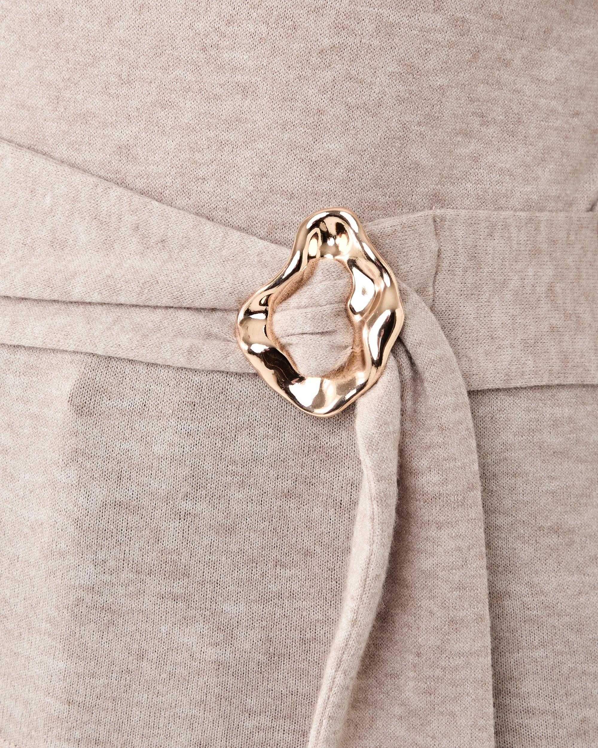 6 Long Sleeve Buckle Detail Top Loml Marle, 6 of 6