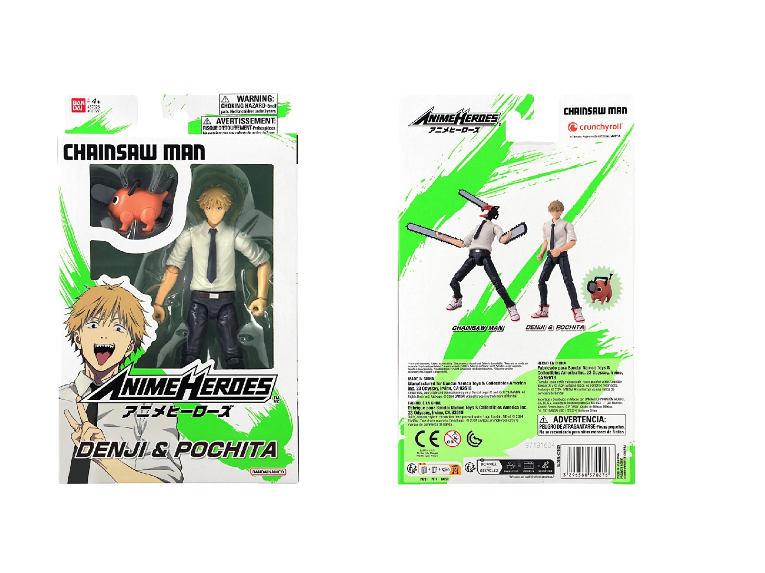 3 Anime Heroes Chainsaw Man Action Figure - Denji & Pochita - Multi, 3 of 3