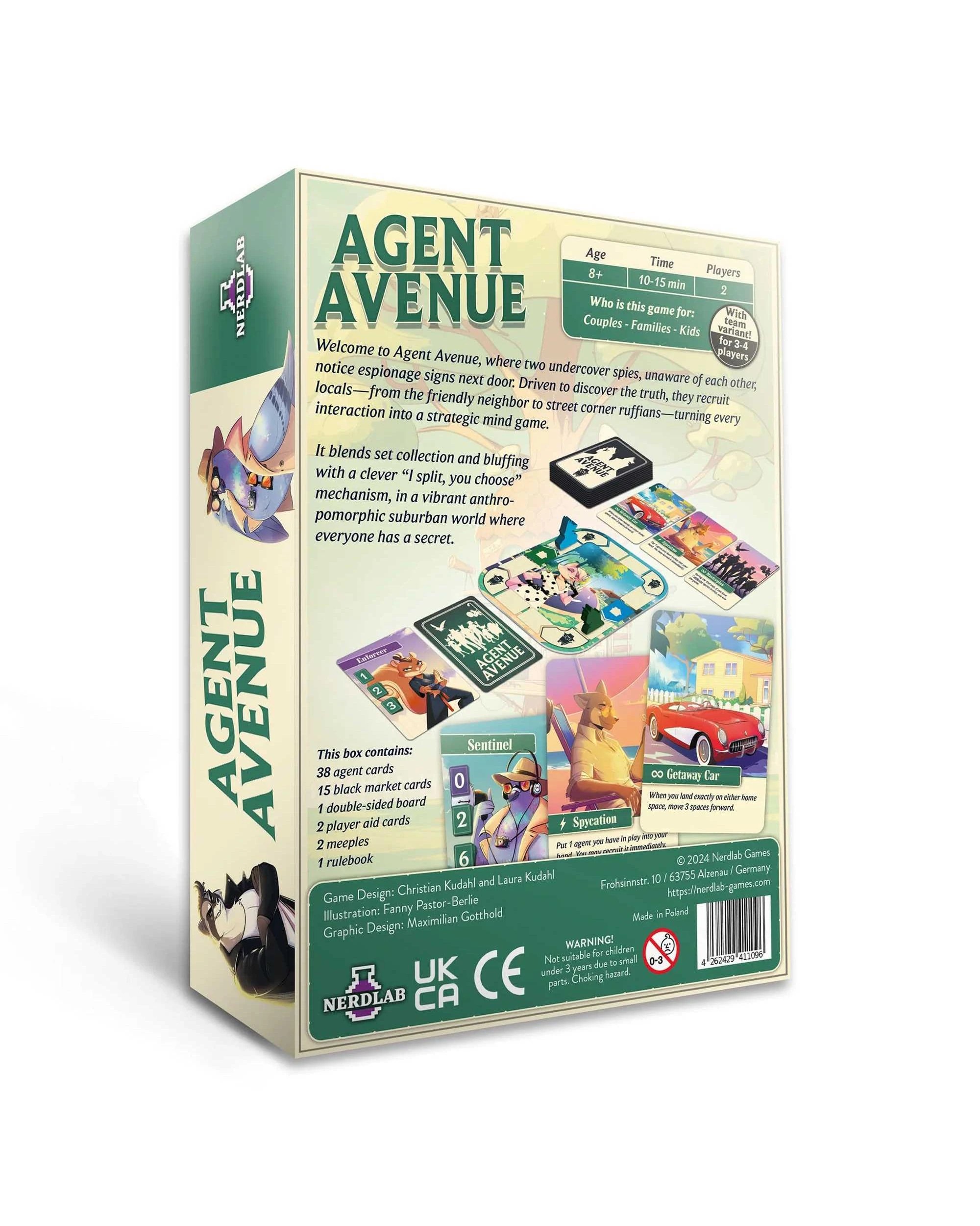 4 Agent Avenue Card Game, 4 of 4