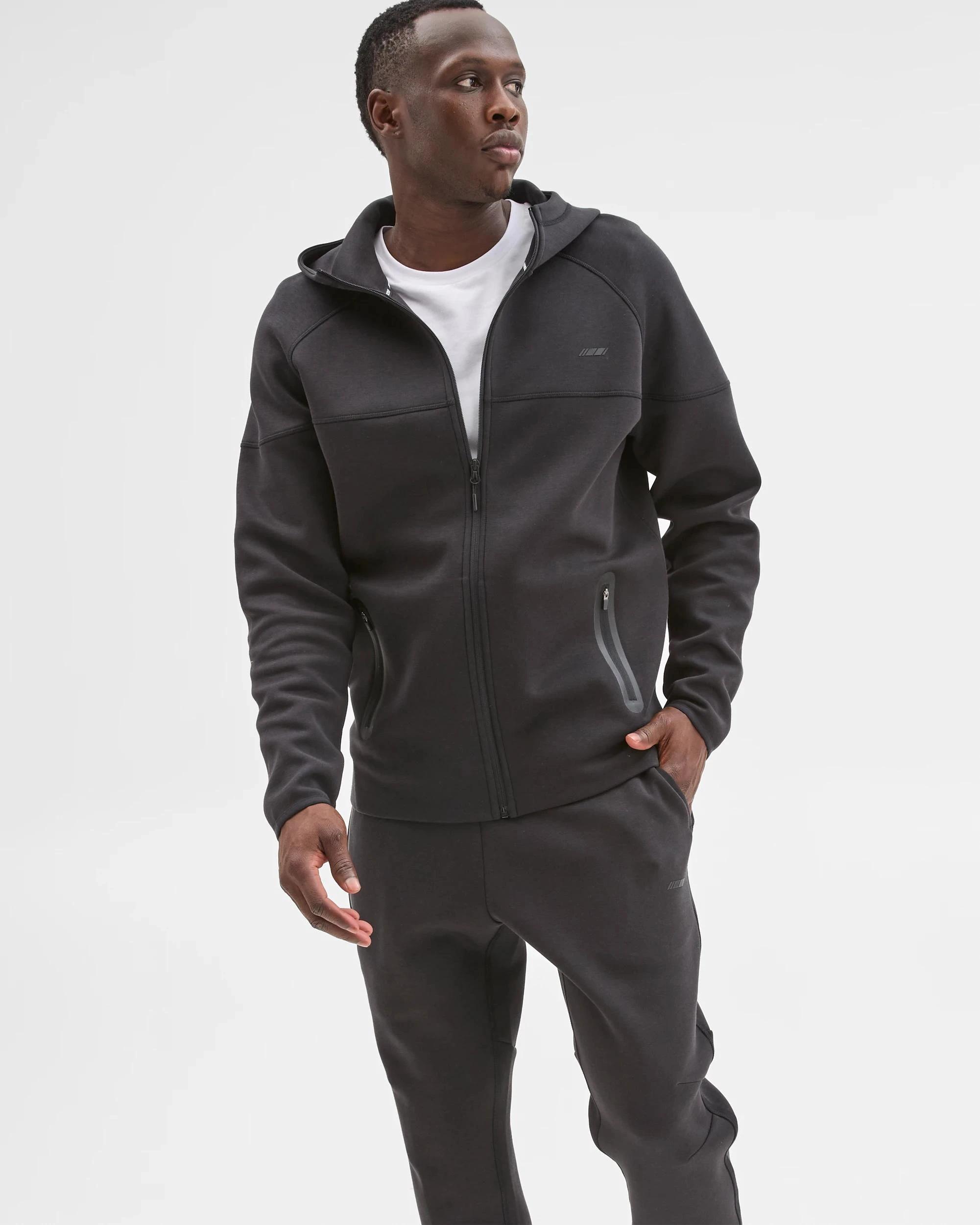 1 Target Active Active Australian Cotton Blend Tech Pullover Hoodie BLACK, 1 of 8