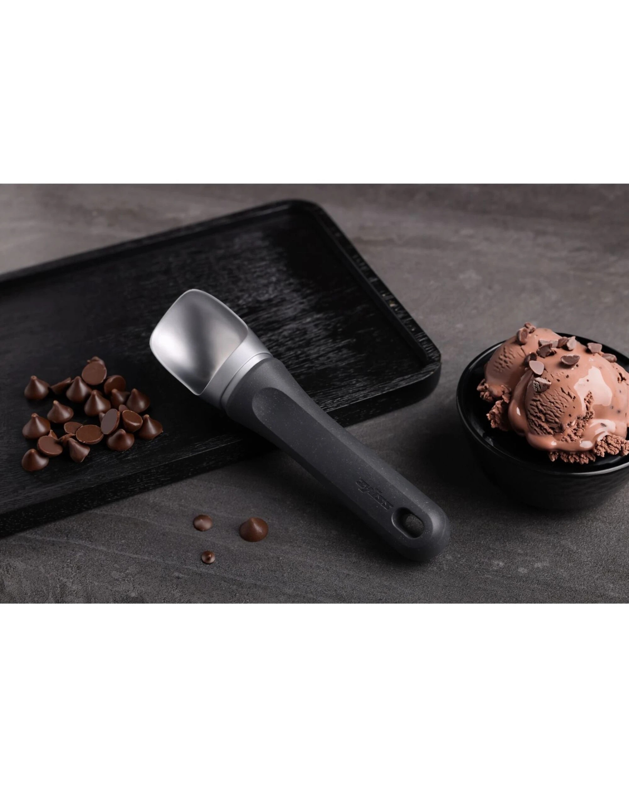 3 Zyliss Eco Handle Ice Cream Scoop Stainless Ergonomic Scoop Dishwasher Safe, 3 of 6