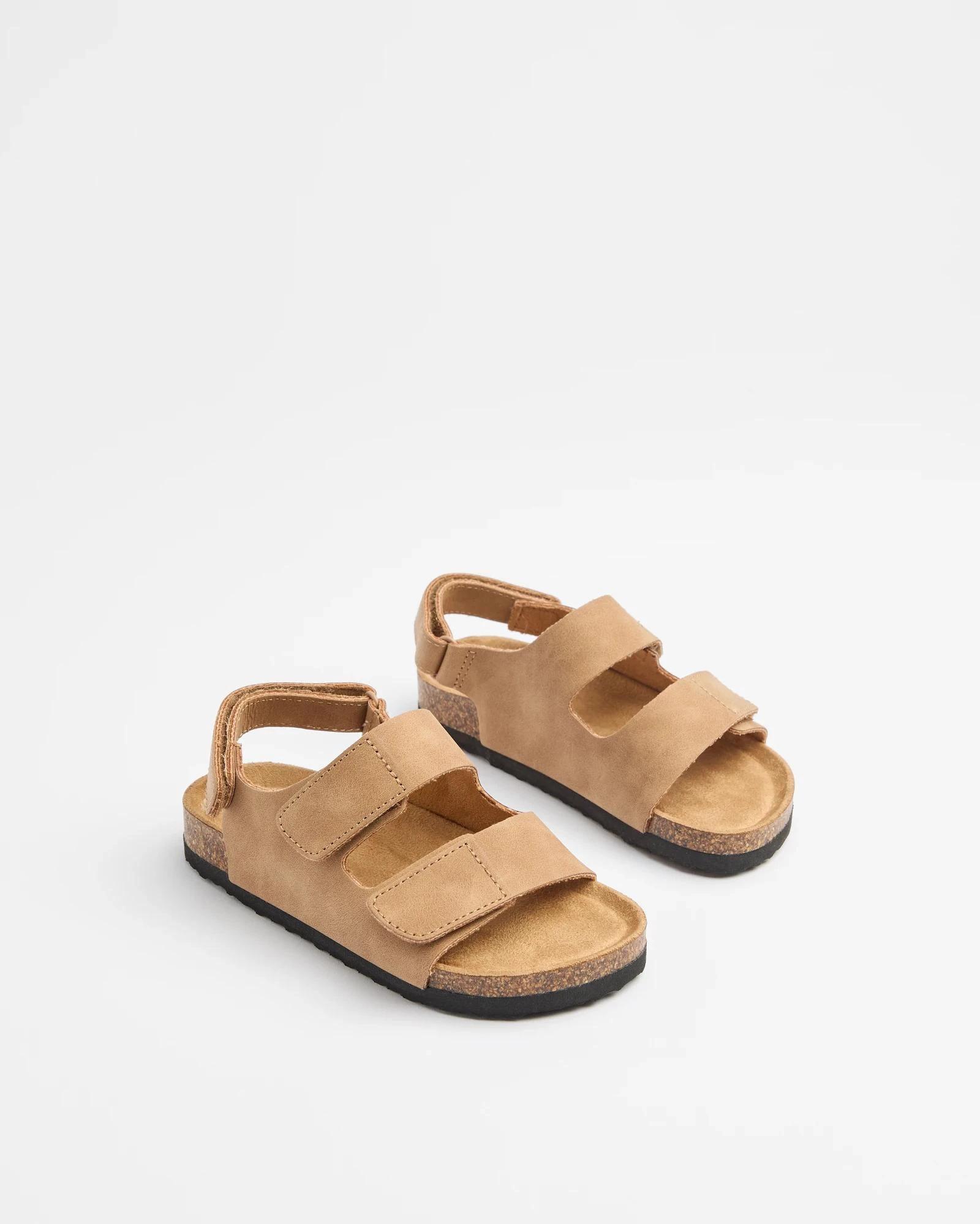 2 Target Kids Boys Junior Moulded Cork Sandal TAN, 2 of 2