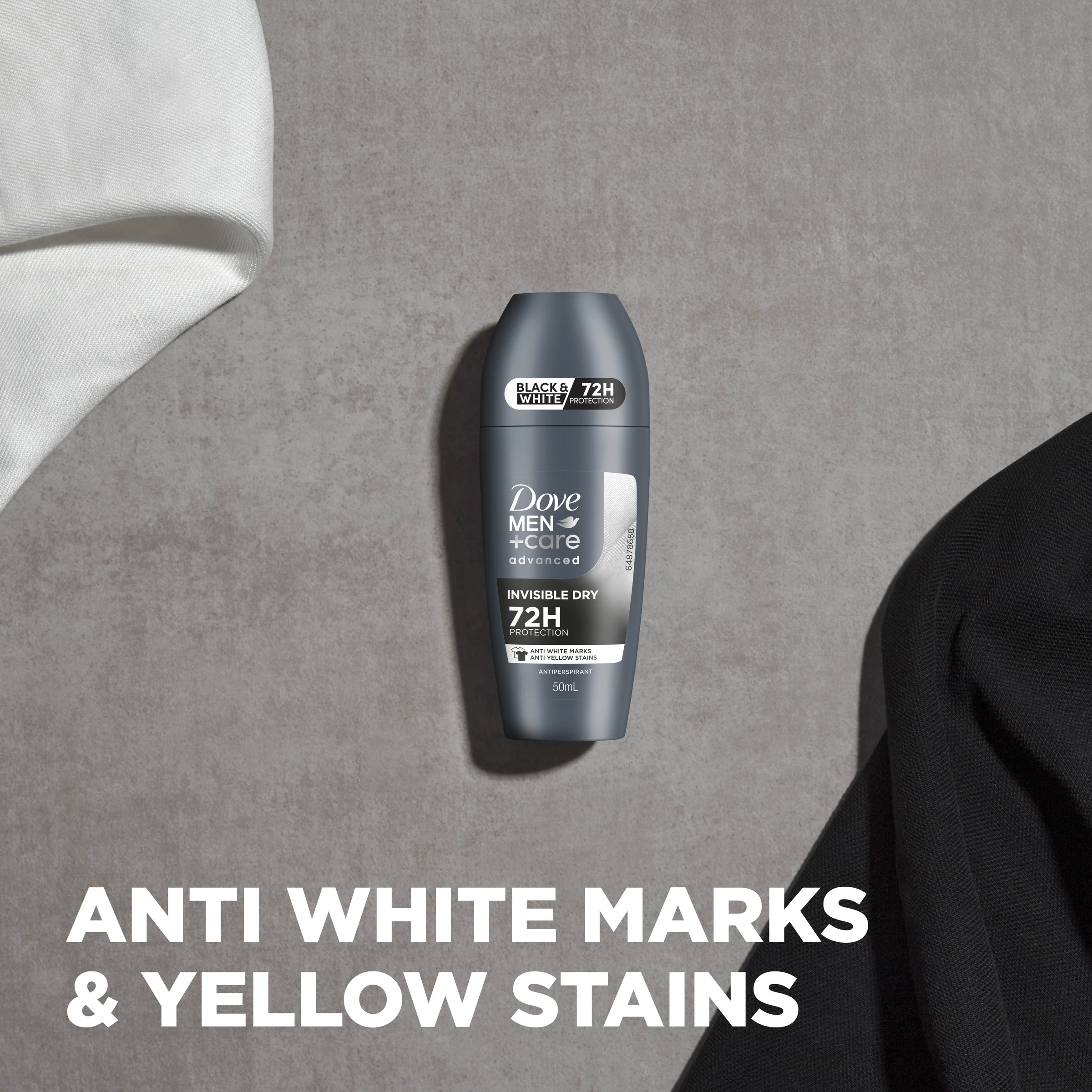 4 Dove Men + Care Advanced Invisible Dry Antiperspirant Deodorant Roll-On 50ml, 4 of 4