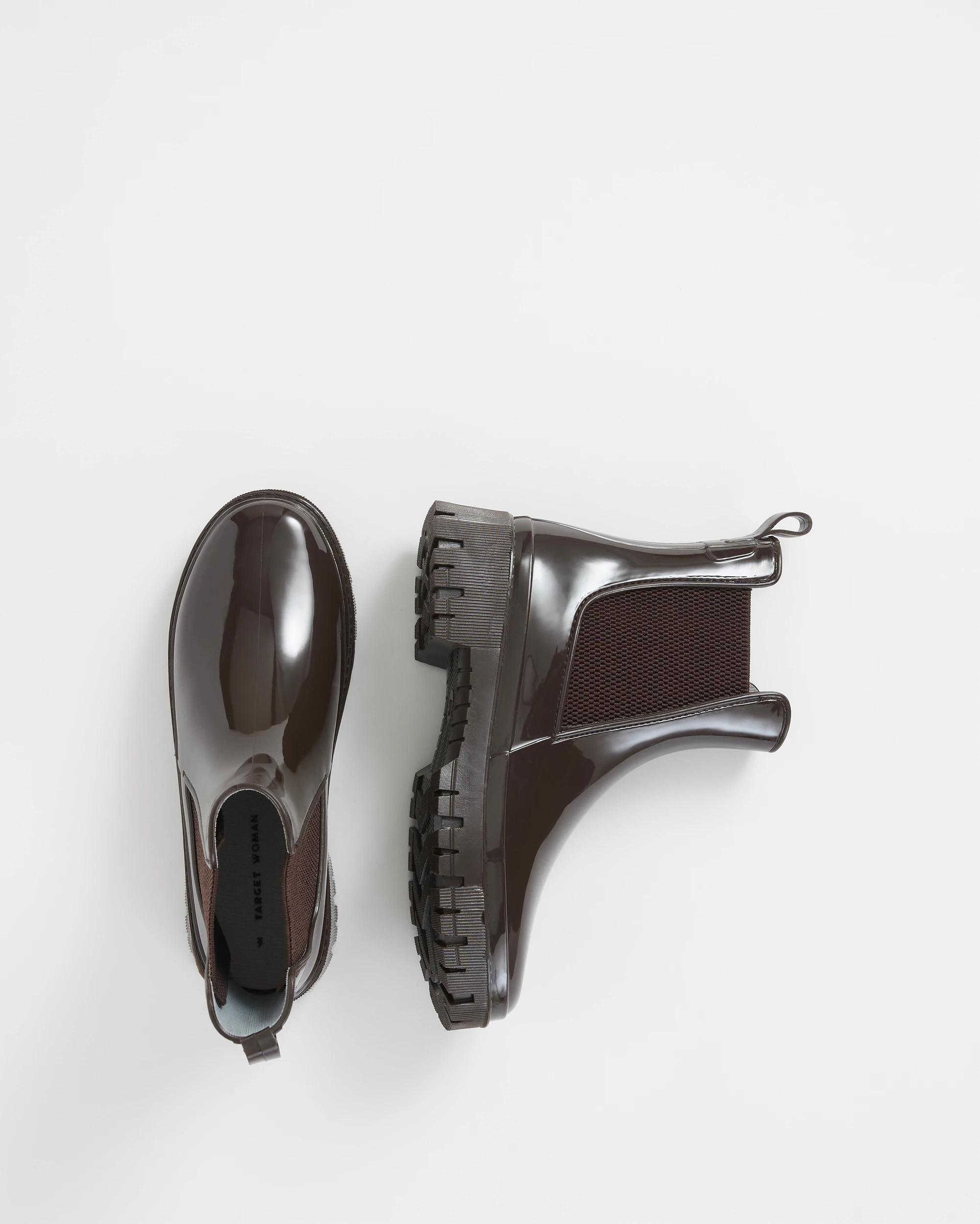 3 Target Woman Low Rainboots - Bree II BROWN PATENT, 3 of 3