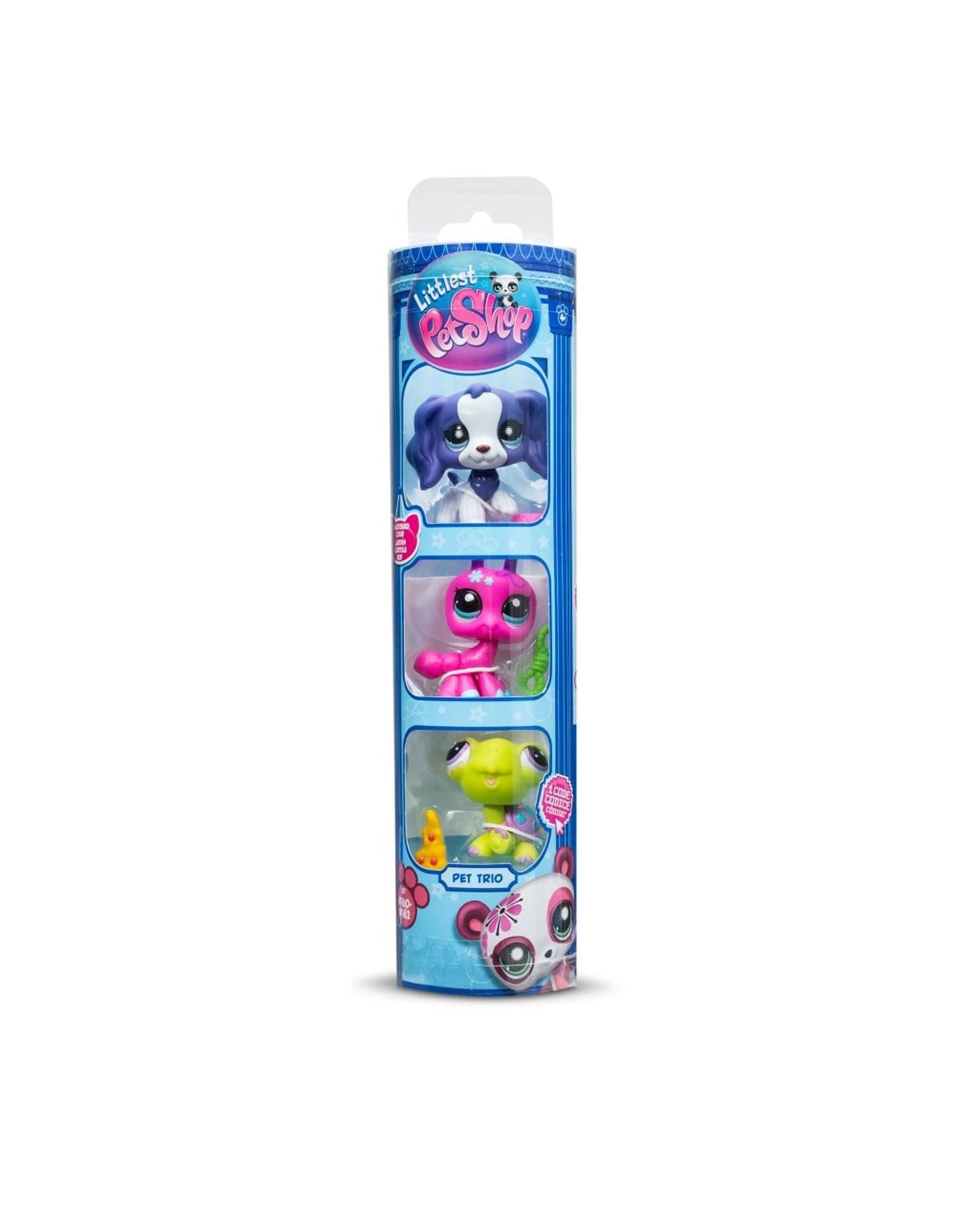 1 Littlest Pet Shop Trio In Tube Series 3 Backyard Pets 3 Pack Figures, 1 of 5