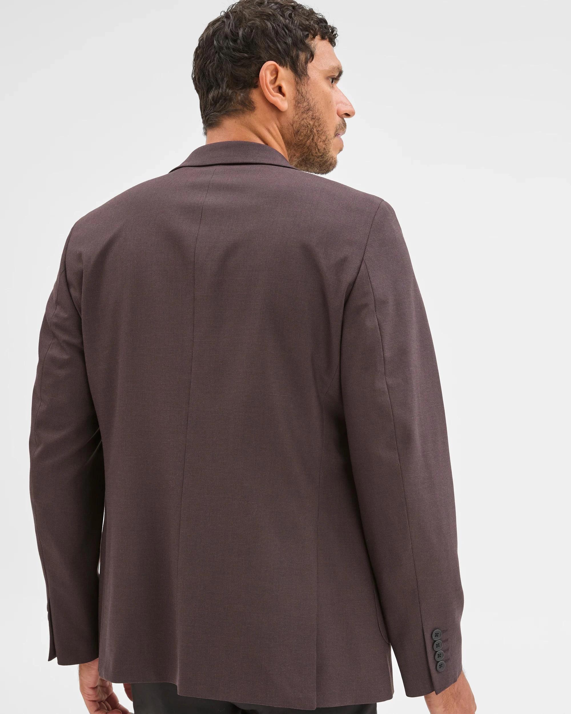 5 Preview Houndstooth Blazer BROWN, 5 of 7