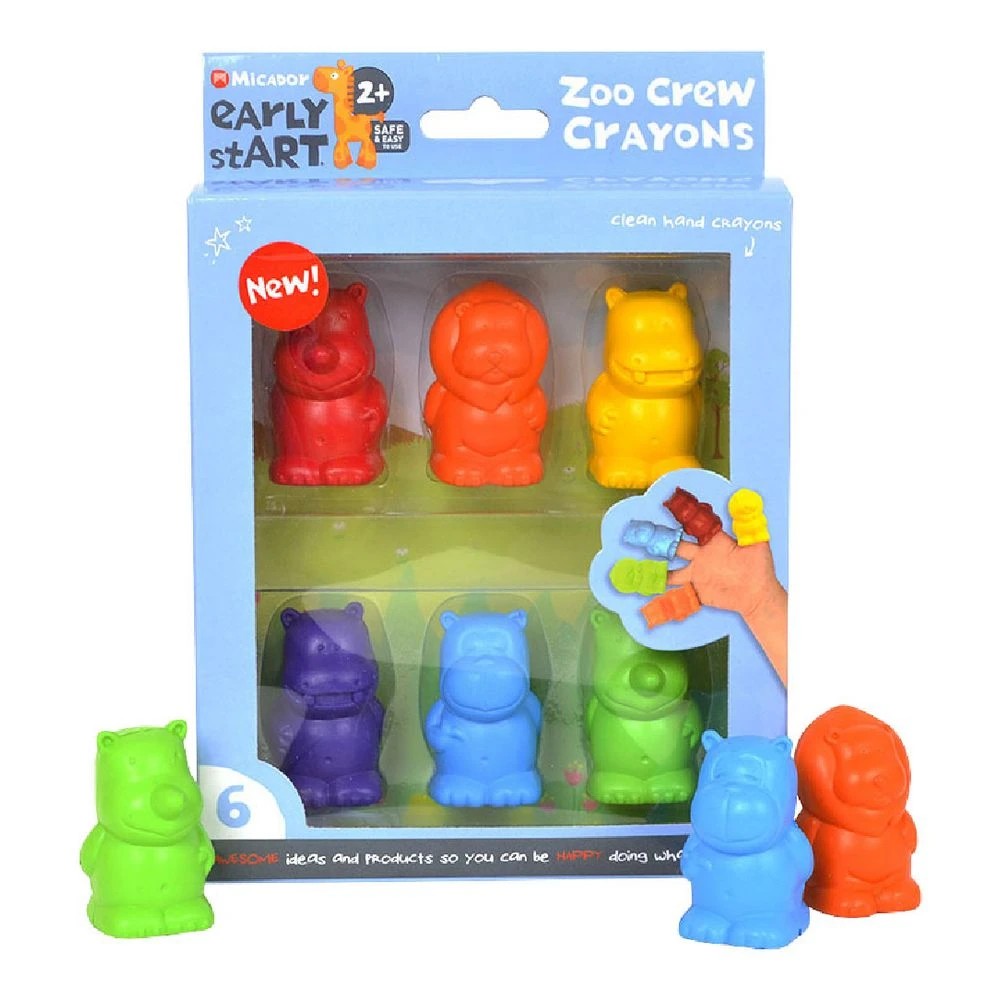 3 Micador early stART Zoo Crayons 6 Pack, 3 of 7
