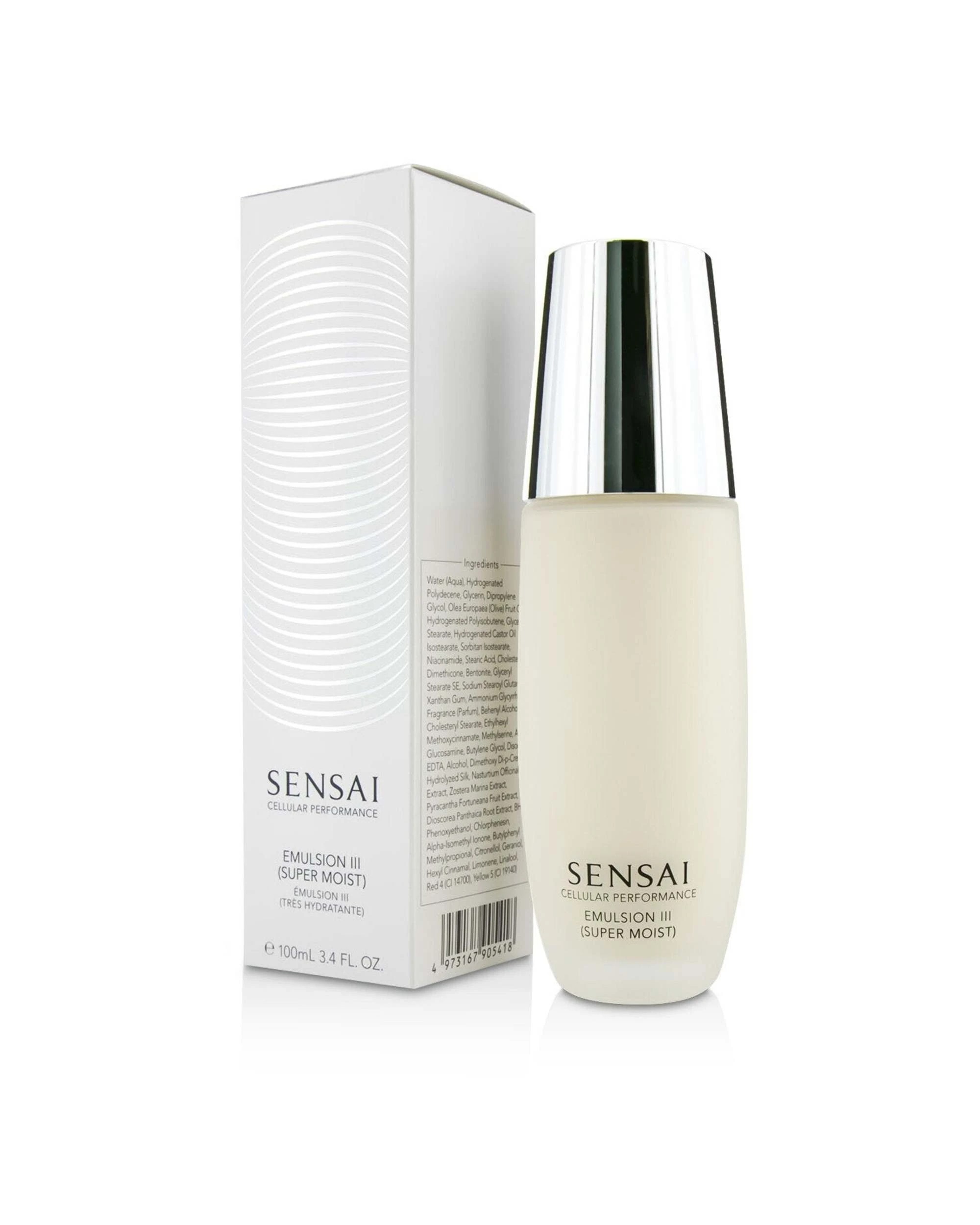1 Kanebo Sensai Cellular Performance Emulsion III - Super Moist (New Packaging)  100ml/3.4oz, 1 of 3