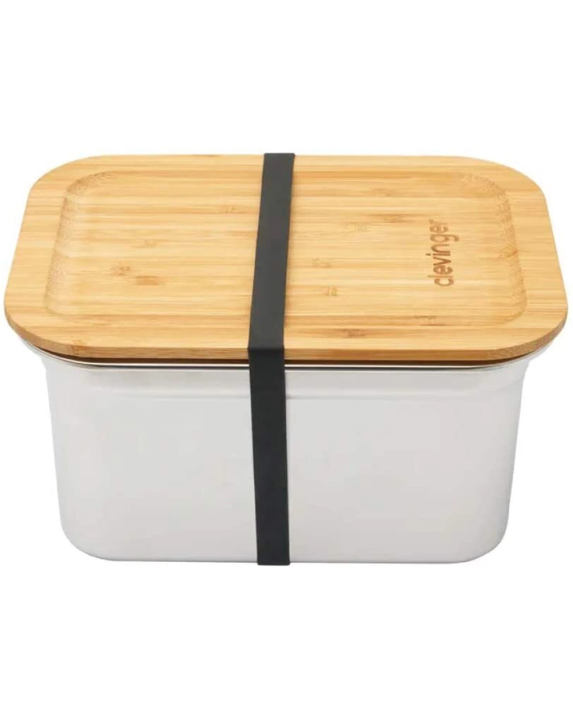 1 BR Home 2000ml Stainless Steel Snack Box Lunch Container XL, 1 of 2