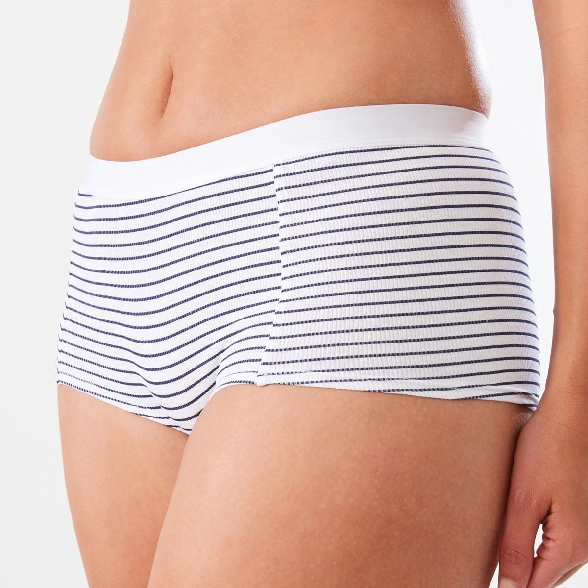 1 Rib Boyleg Briefs Fine Stp N, 1 of 4