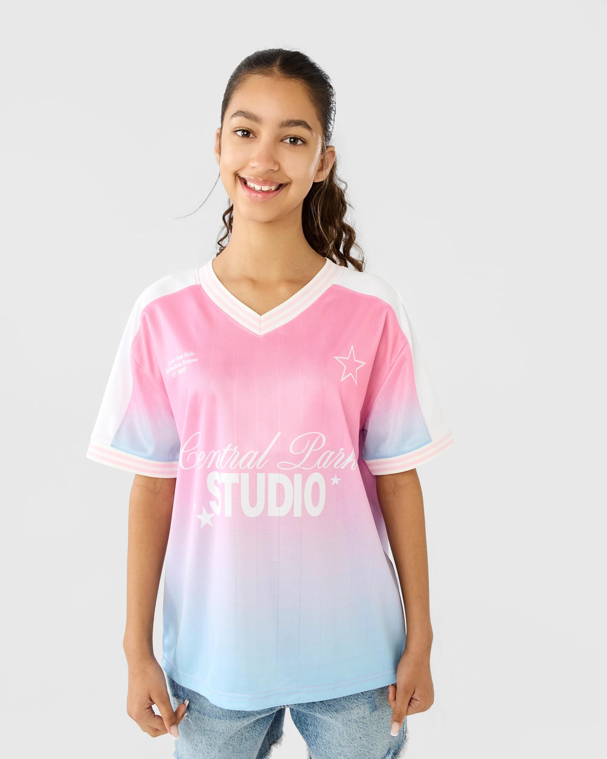 1 Mesh T-shirt Ombr Slgan, 1 of 7
