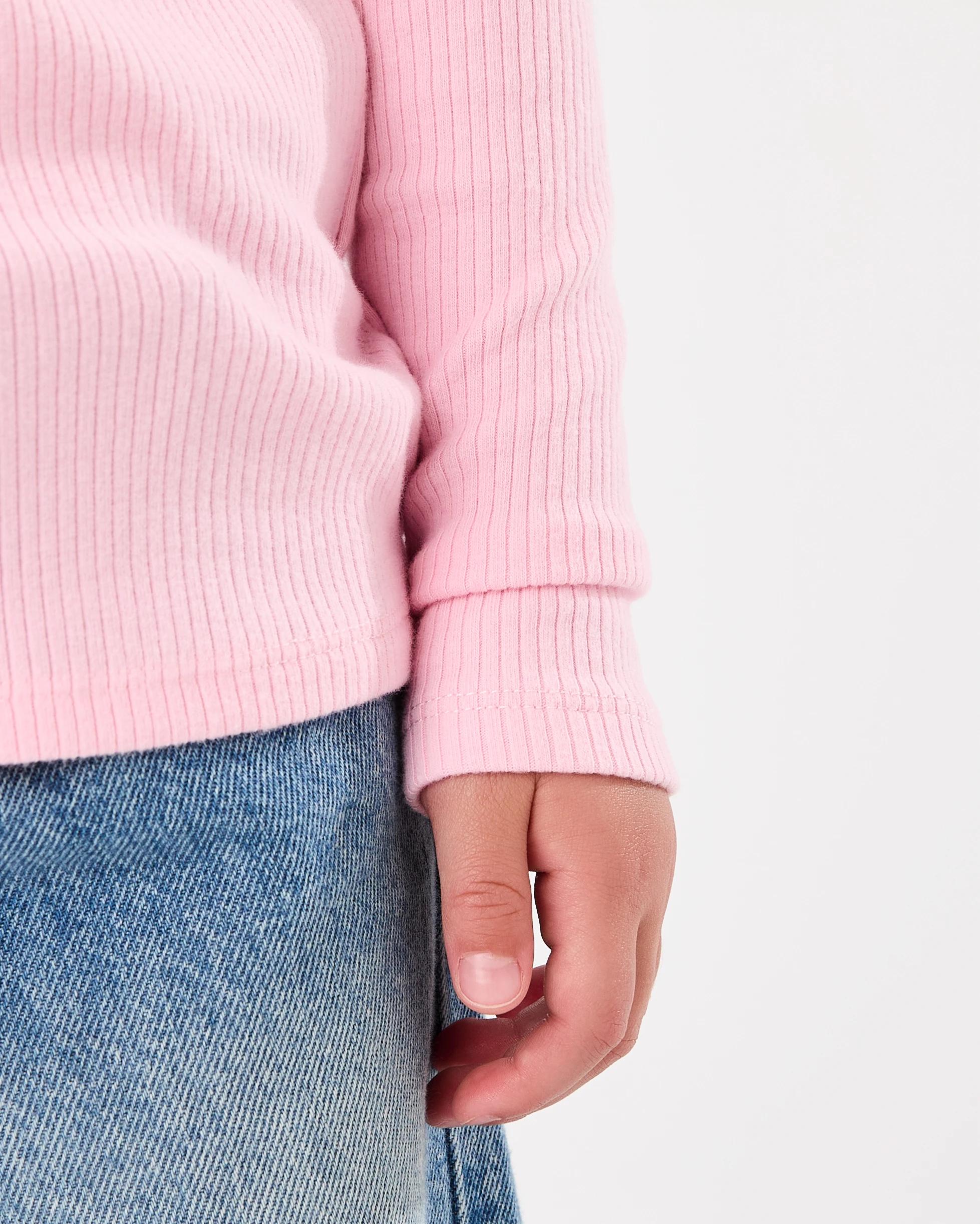 5 Long Sleeve Skivvy Top Berry Pnk, 5 of 7