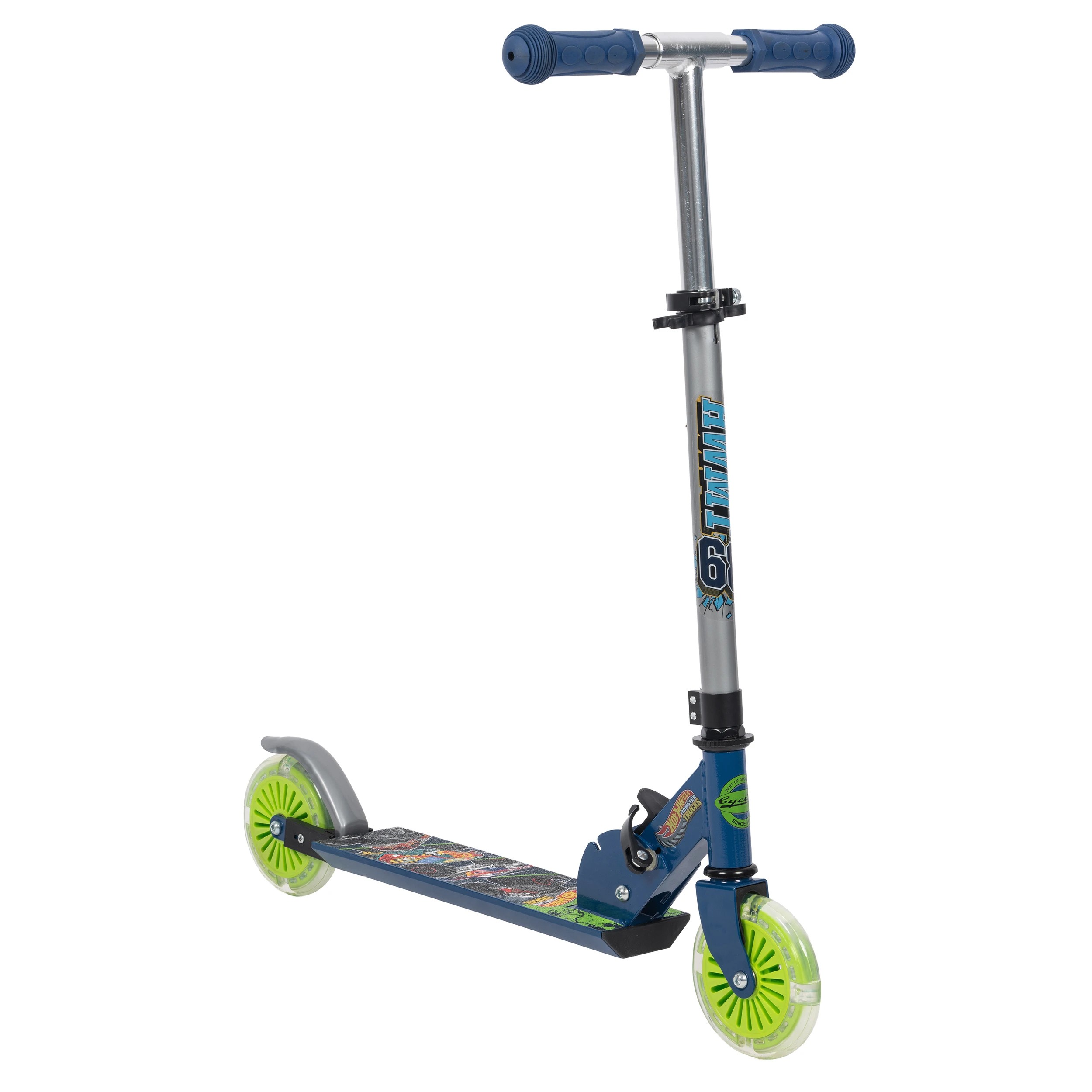 2 Hot Wheels Monster Truck Folding Inline Scooter, 2 of 6