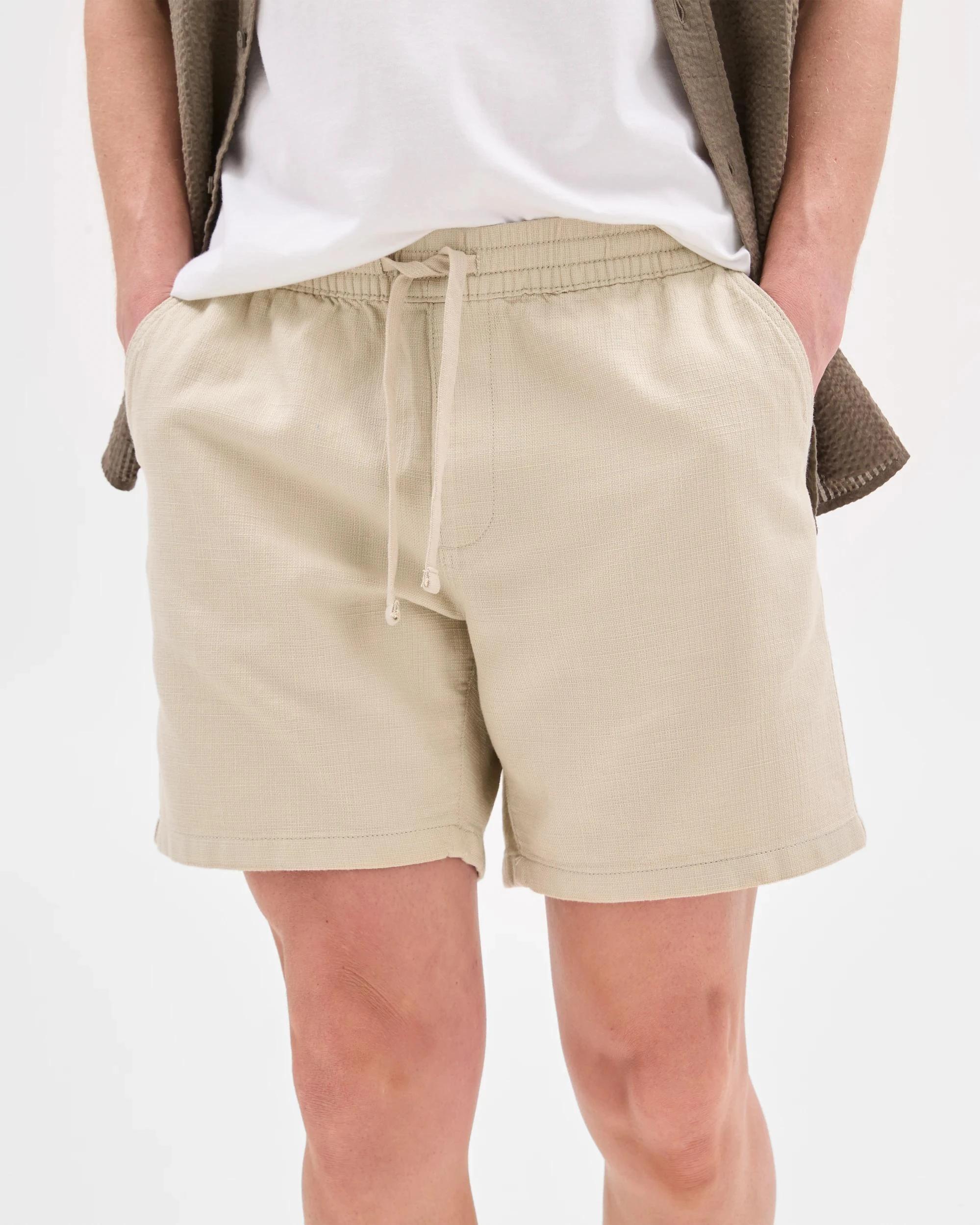 2 Target Australian Cotton Textured Shorts STONE, 2 of 5