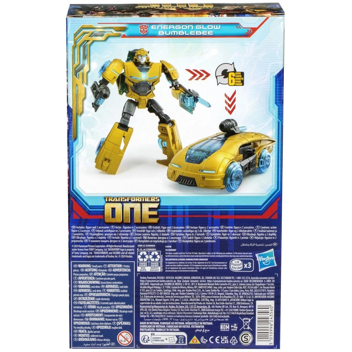 4 15cm Transformers One Energon Glow Bumblebee Action Figure, 4 of 5