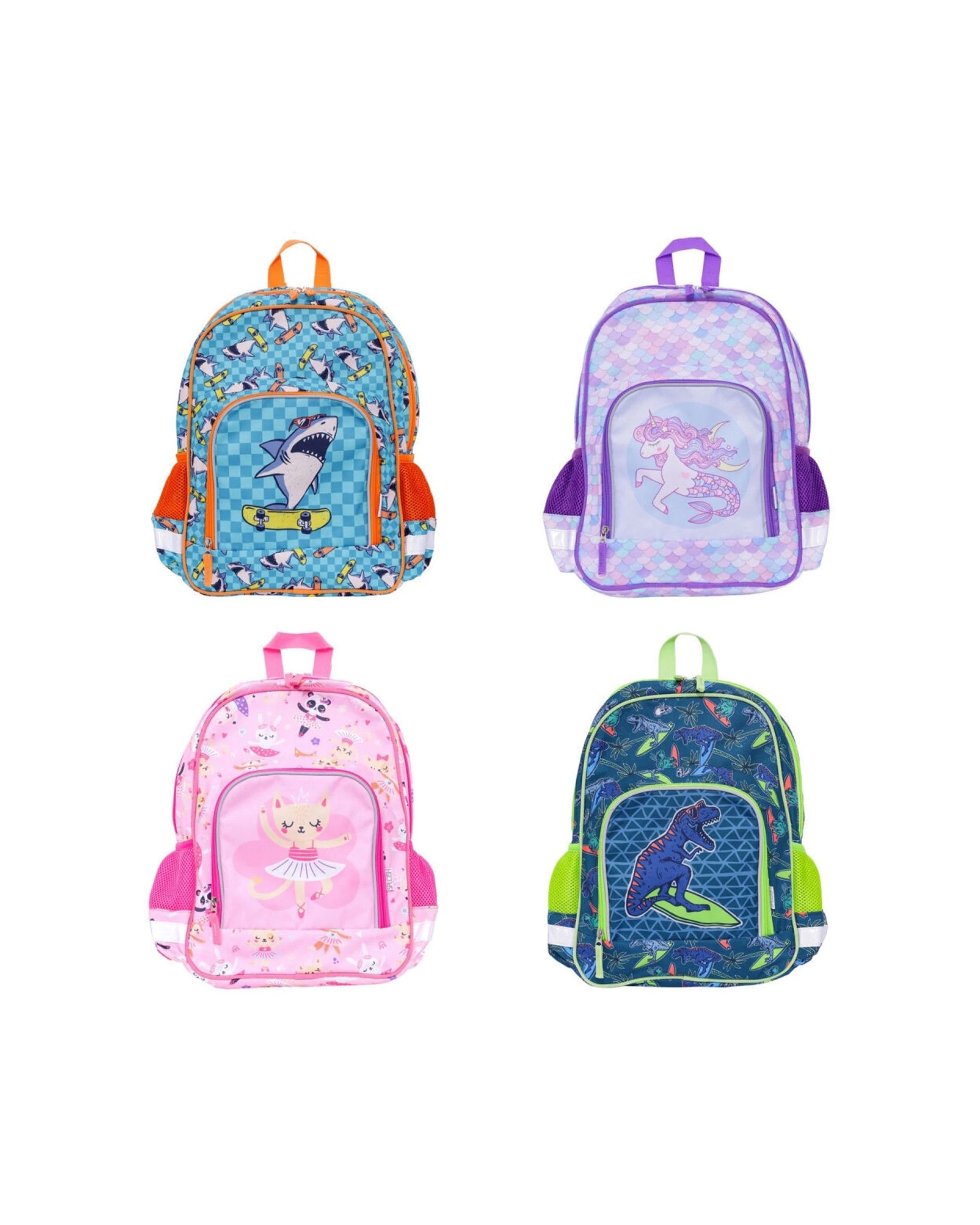 4 Splosh Out & About Dinosaur Backpack Kids Children School Bag Weatherproof Polyester 40x31cm - Blue, 4 of 5