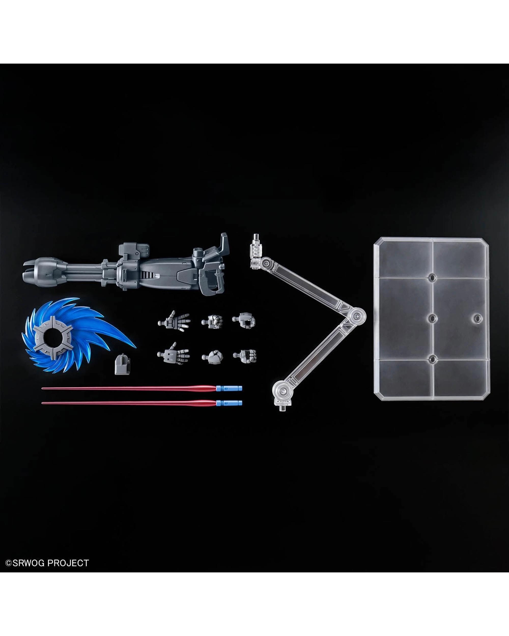 8 Bandai Super Robot Wars High Grade Huckebein PTX-08R Model Kit, 8 of 9