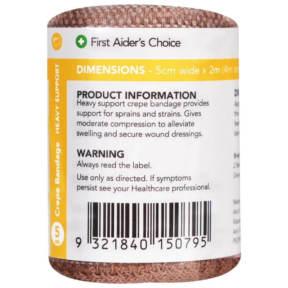 2 First Aiders Choice Heavy Crepe Bandage 5cm x 2m, 2 of 2
