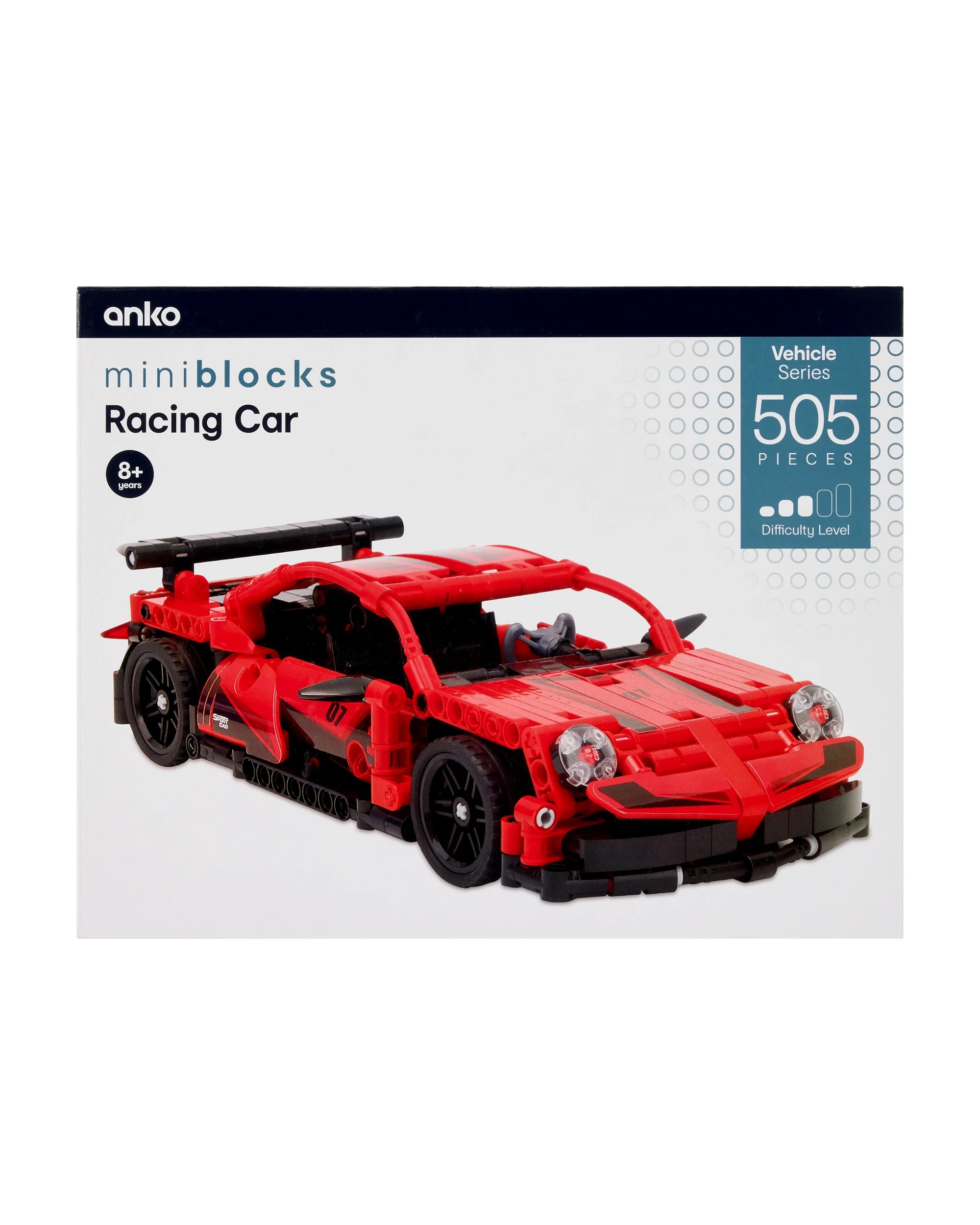 1 505 Piece Mini Blocks Vehicle Series: Racing Car, 1 of 6