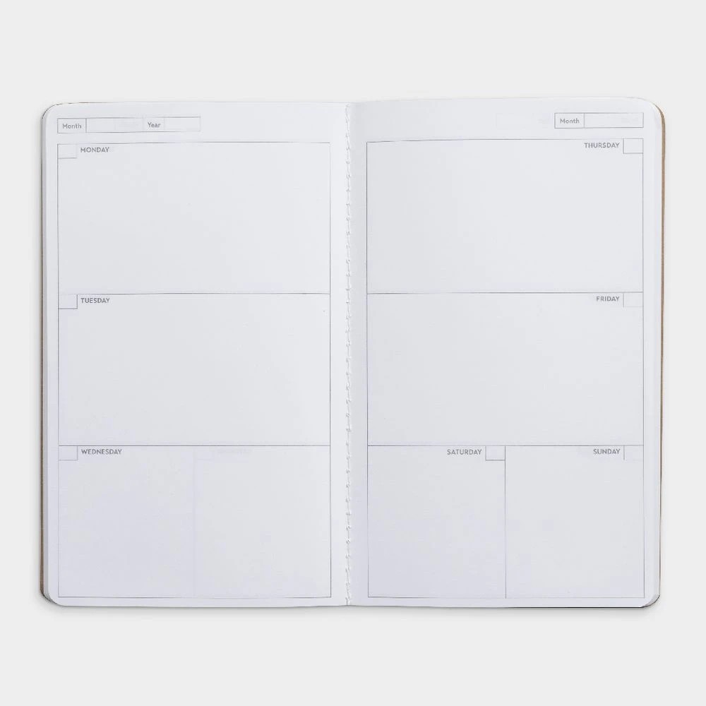 3 Otto Personal Weekly Undated Planner Horizontal Refills, 3 of 5
