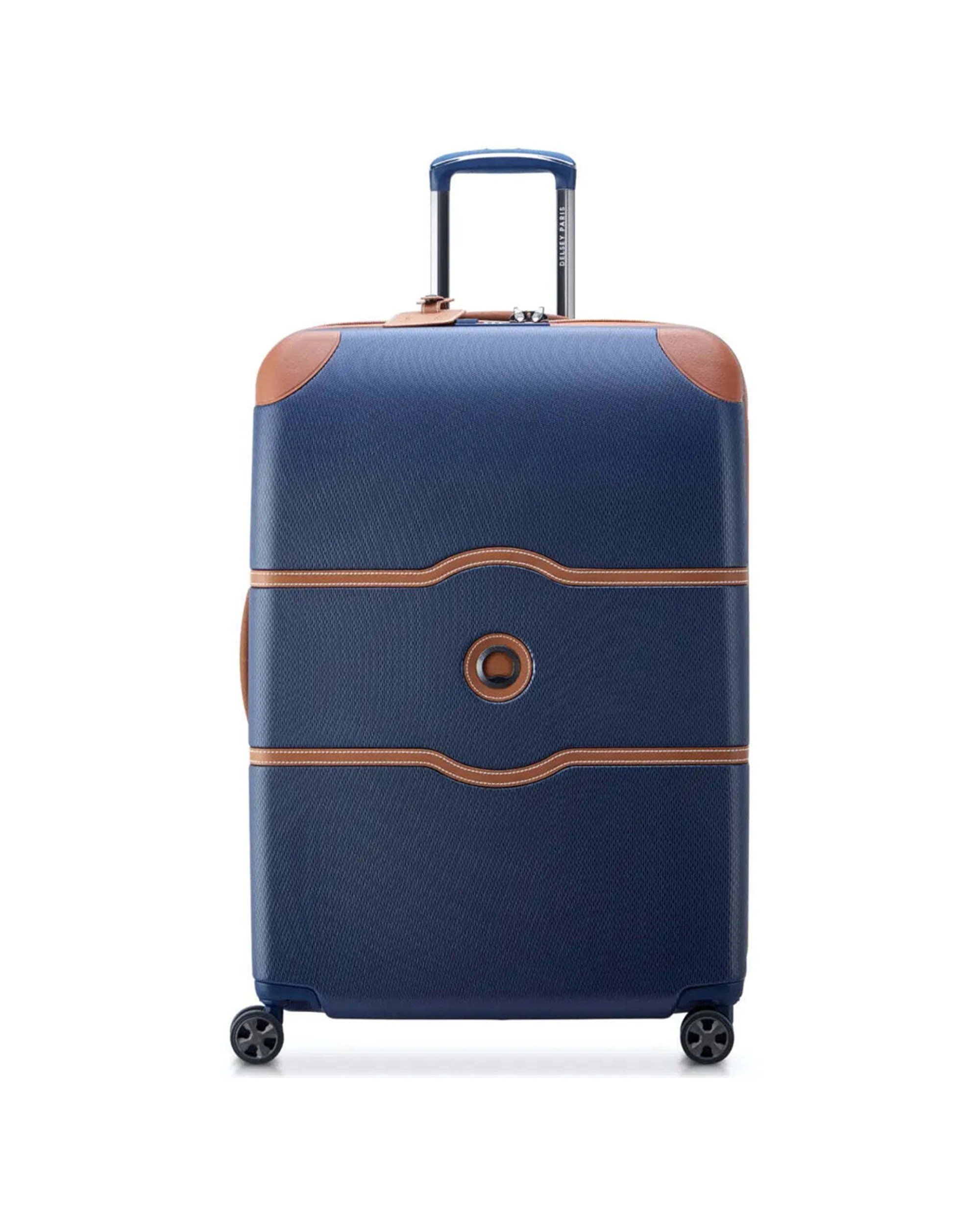 1 Delsey Chatelet Air 2.0 76 cm 4-Wheel Suitcase TSA Lock Patented Zip Secure Navy - Blue, 1 of 7