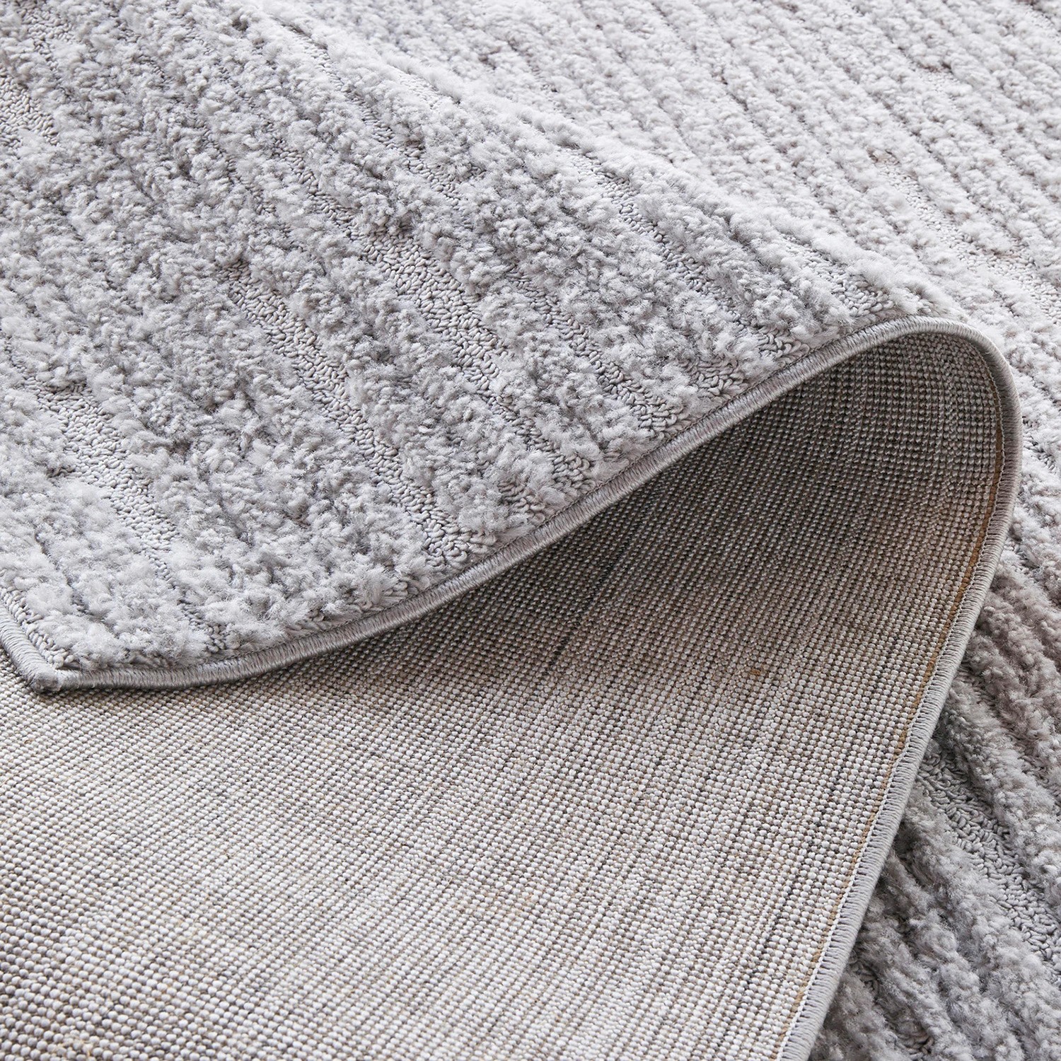 9 Common Ground Rugs Safflower Suri 400x300cm - Extra Extra Large Pet Friendly Floor Rug - Grey - Silver, 9 of 9