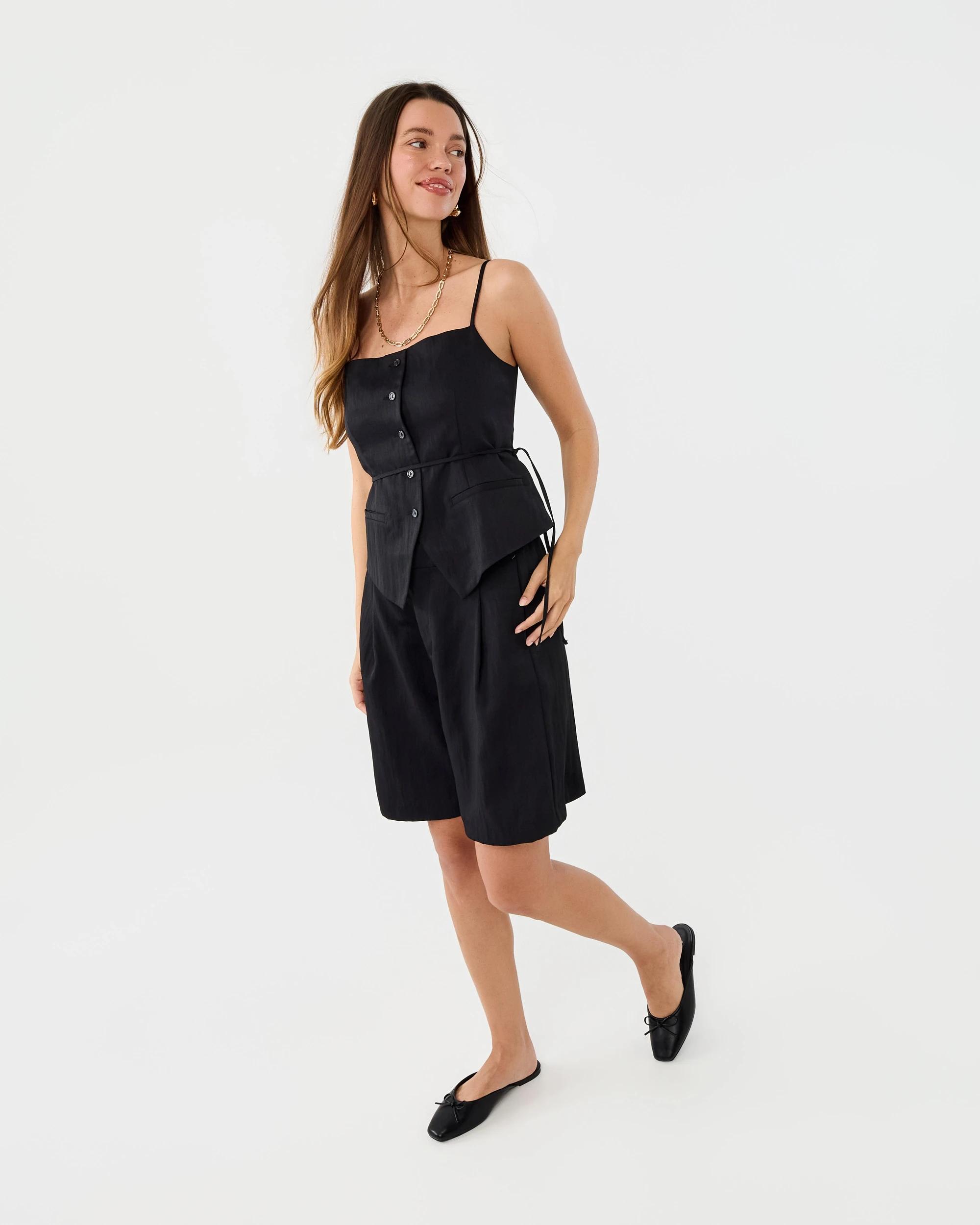 3 Tailored Bermuda Shorts Black, 3 of 7