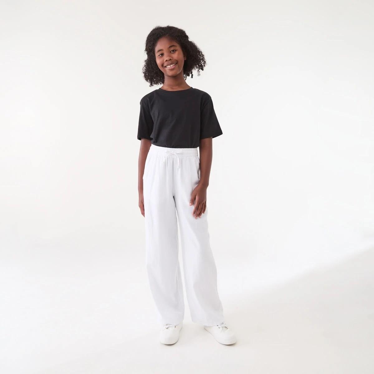 4 Wide Leg Pants WHITE, 4 of 5