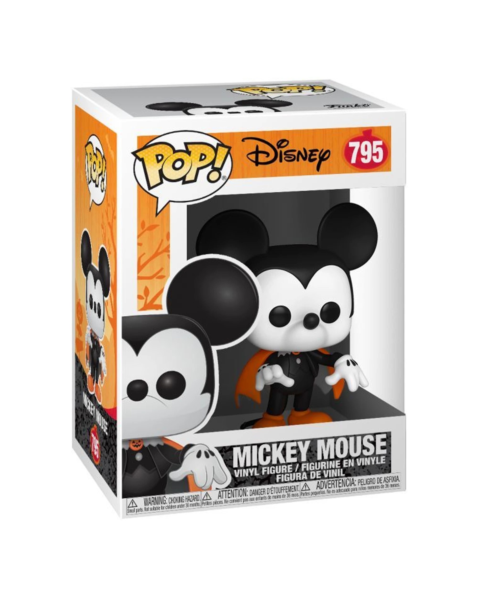 2 Pop Vinyl Figurine Disney - Mickey Mouse Spooky 10cm Halloween Collectible - Multi, 2 of 3