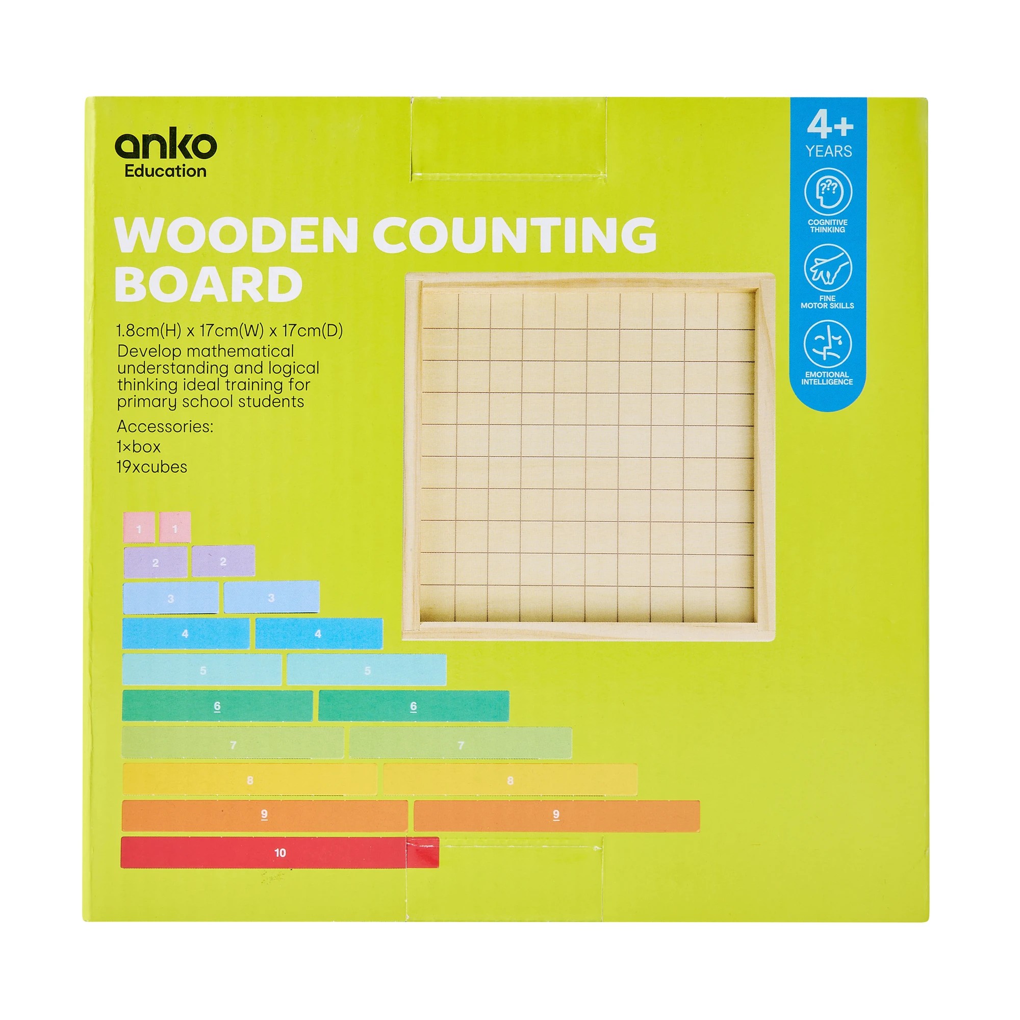 7 Wooden Counting Board Game, 7 of 7