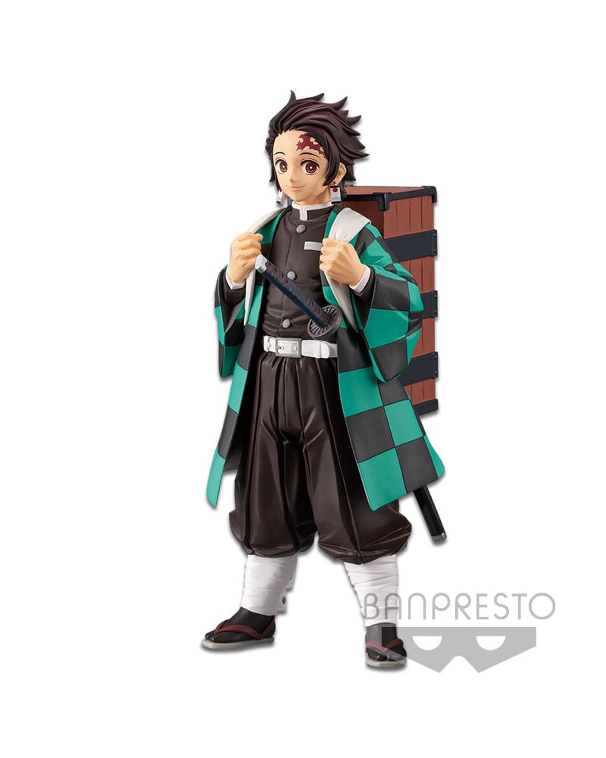 1 Banpresto Demon Slayer: Kimetsu No Yaiba Tanjiro Kamado Figure, 1 of 1