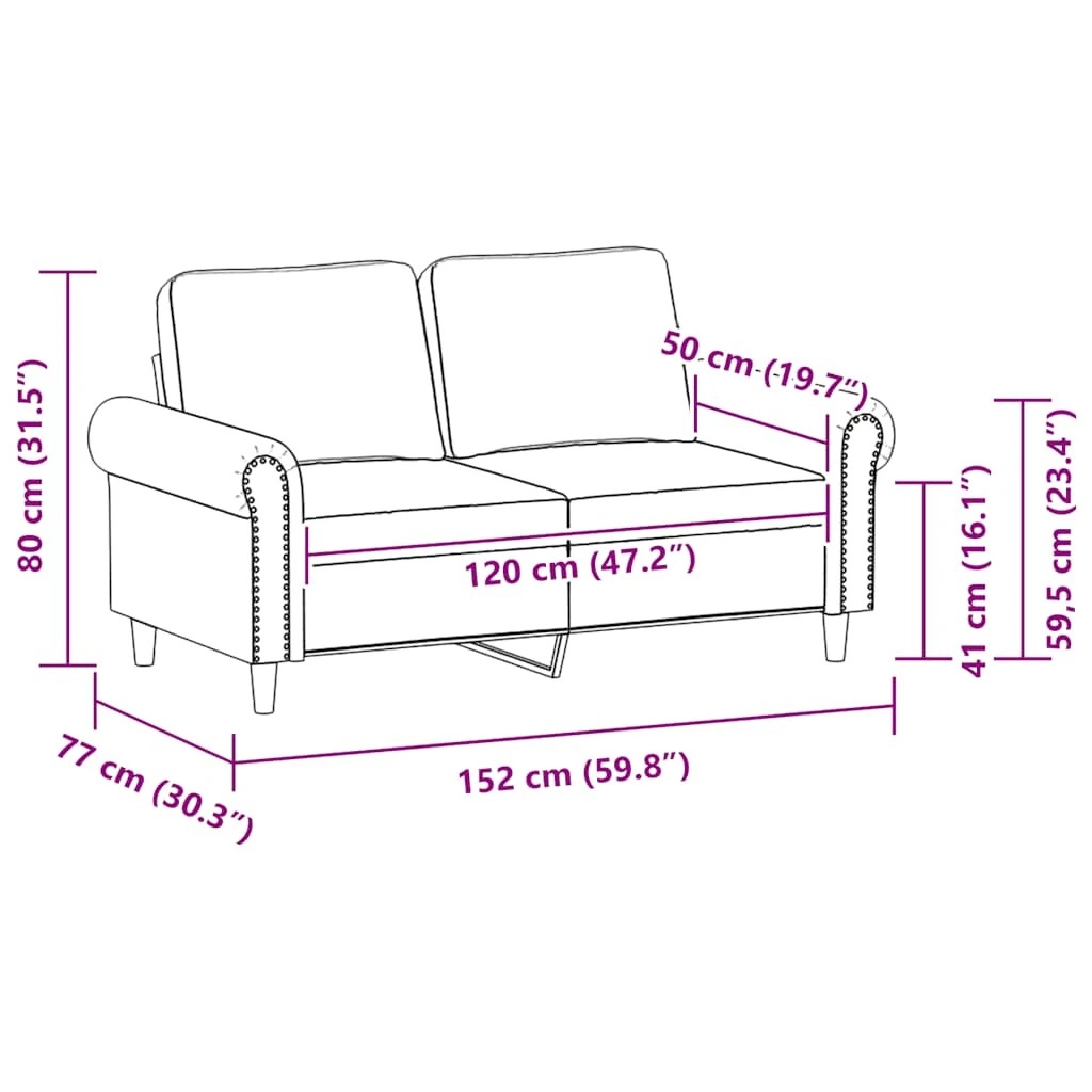 8 Vidaxl Sofa - Black, 8 of 8