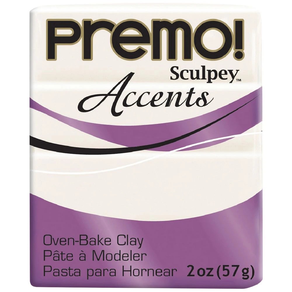 1 Sculpey Premo Modelling Clay Pearl 57g, 1 of 3