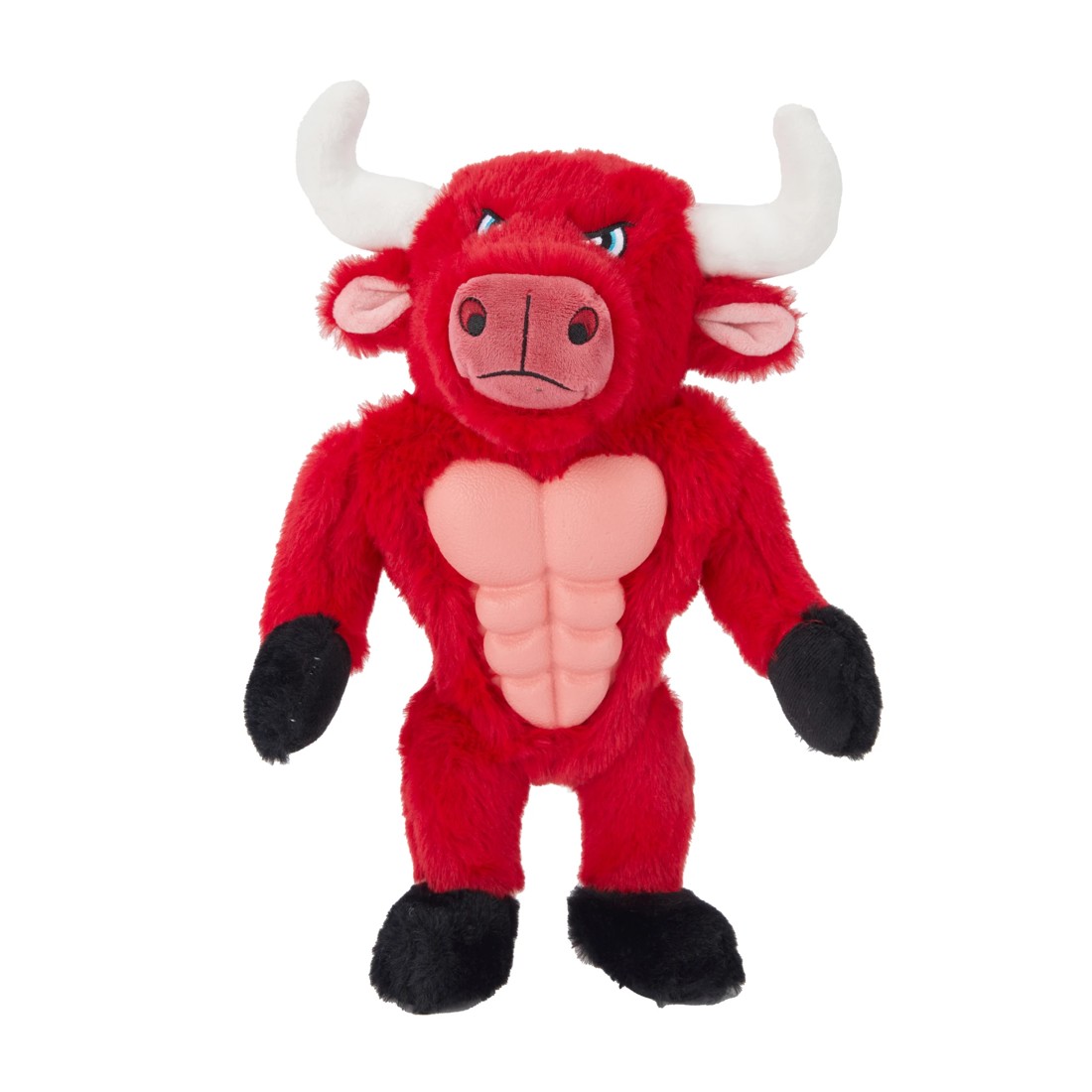 2 Pet Toy Super Tough Plush - Bull, 2 of 7